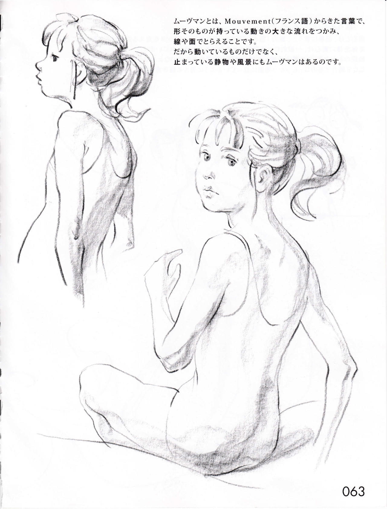 Drawing the human body and girls 65