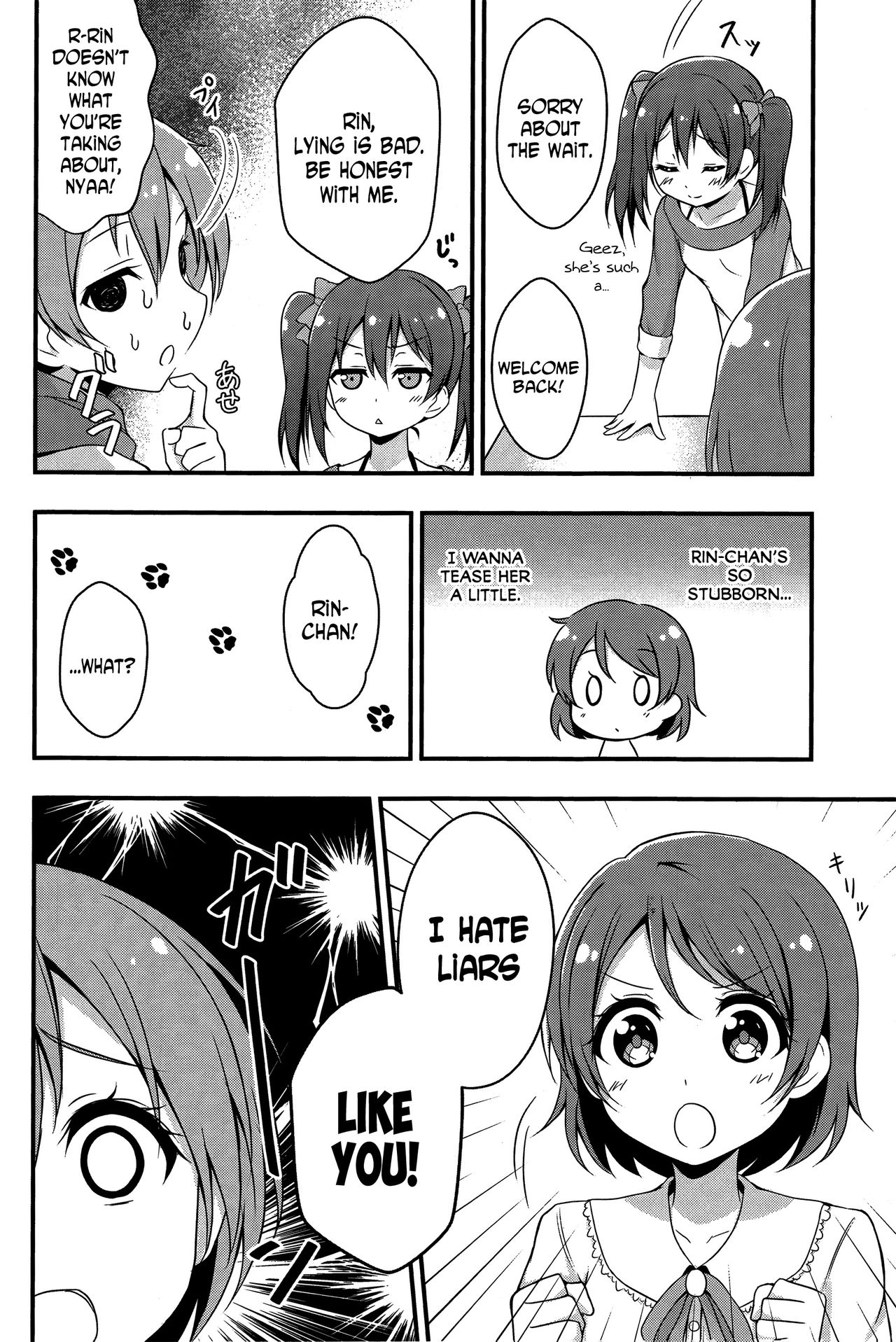 (C87) [refresh☆star (Harunabe)] Rin wa Sonna Pants Hakanai nya!! (Love Live!) [English] [N04H] 10