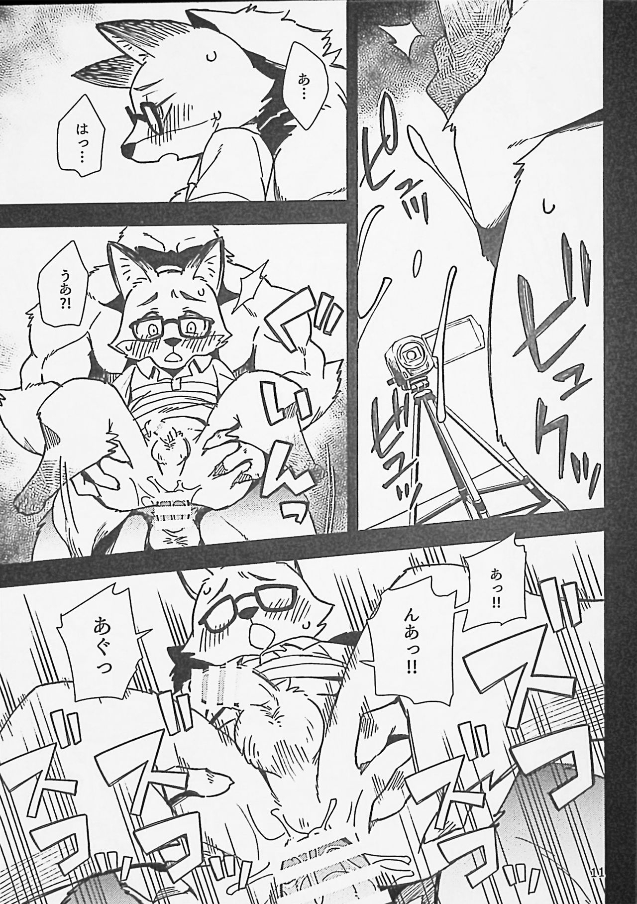 (Kansai! Kemoket 8) [Harugoya (Harusuke)] Kitsune no Shachou ga Seiteki Sugiru node 9