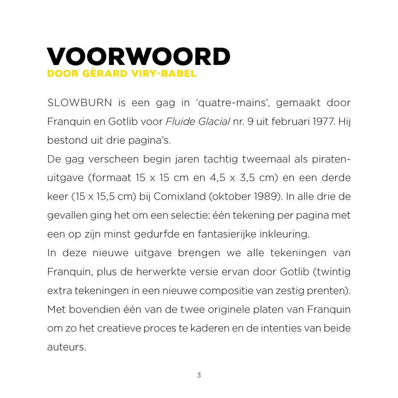 Franquin & Gotlib - Slowburn (Dutch) 3