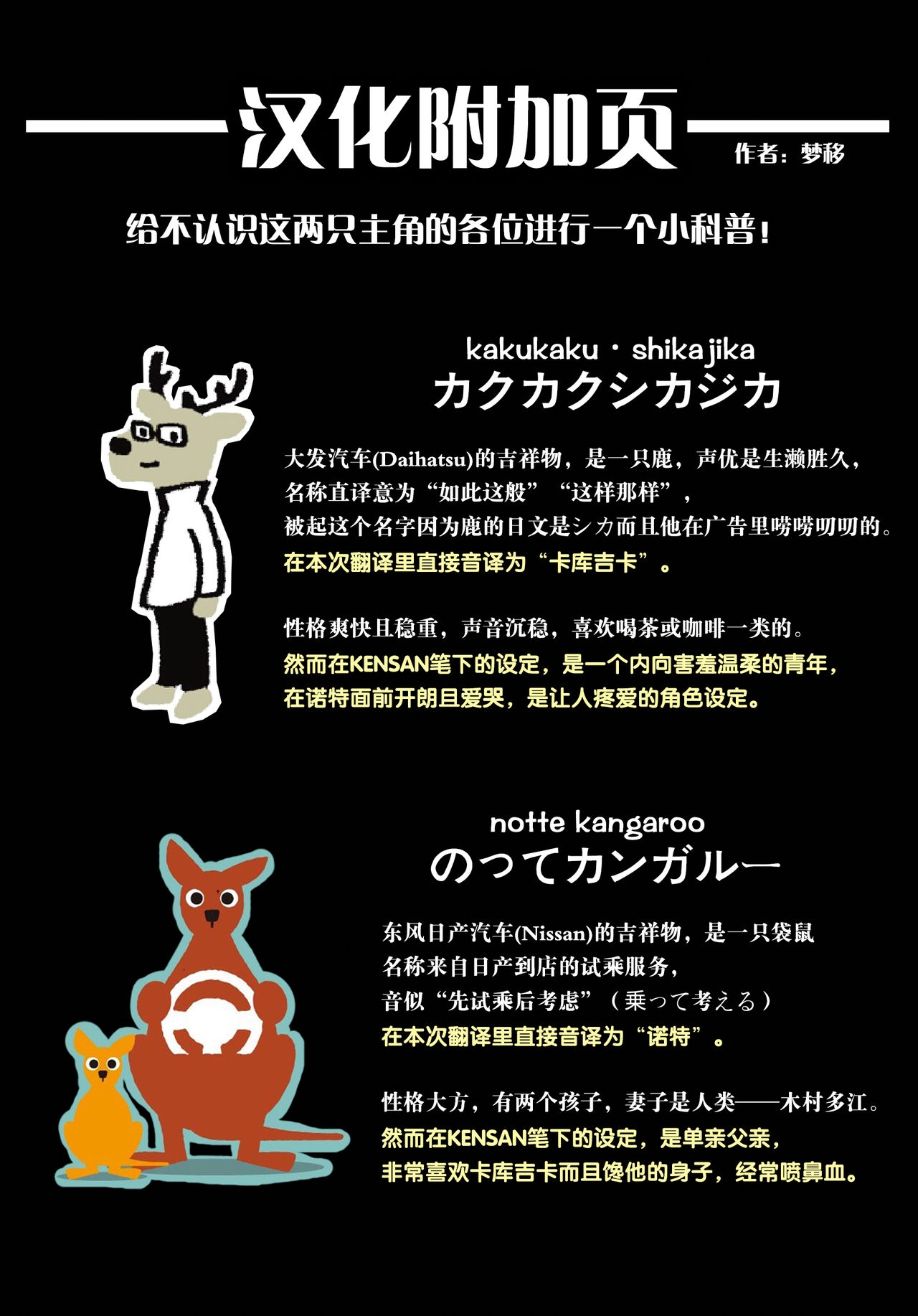 (Kemoket 2) [Hanayori Kemono (KENSAN)] NOTTE KAKUJIKA Umi (JanJan Notte Kangaroo , Mascot Characters) [Chinese] [尾窝汉化组] 1