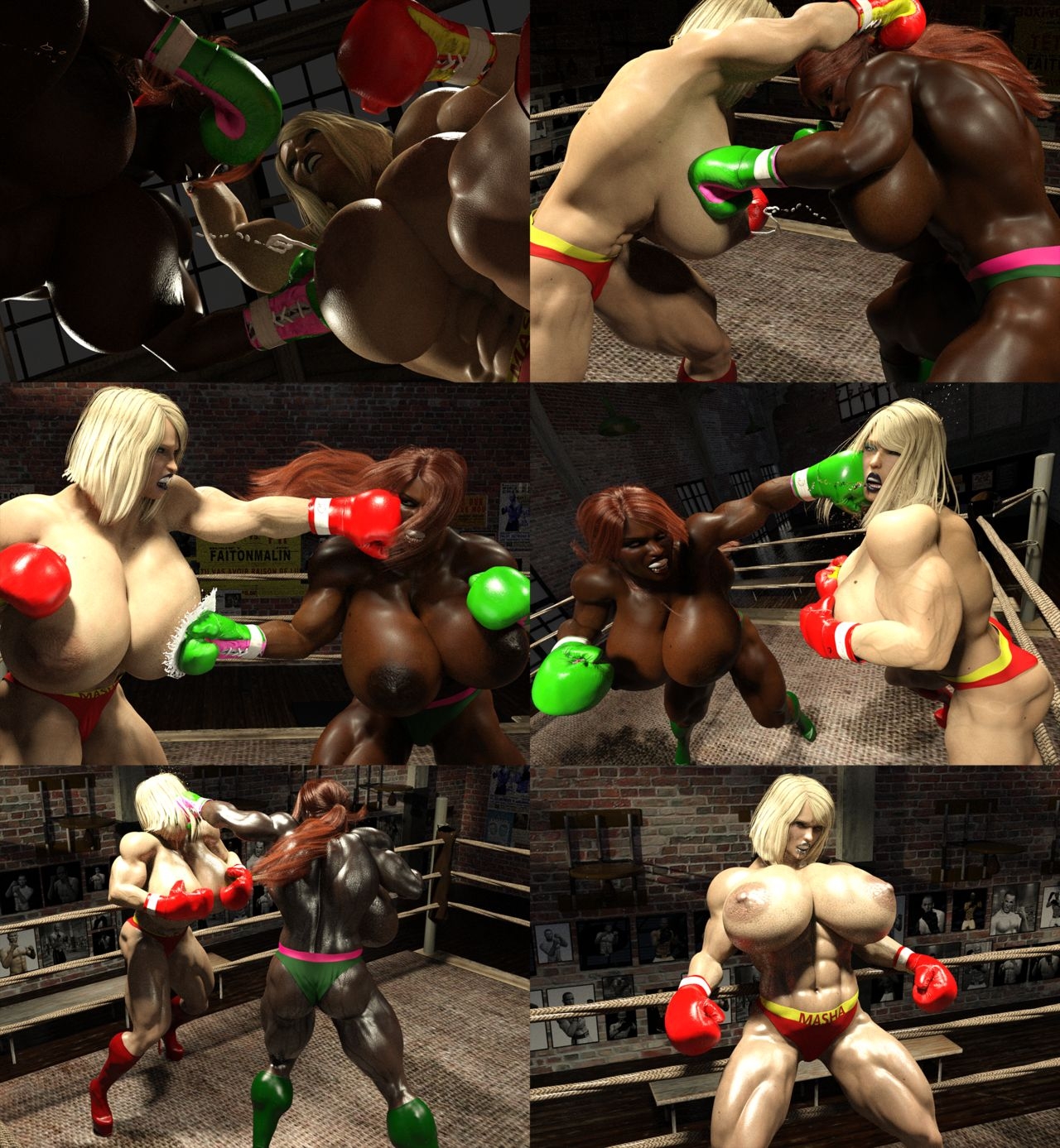 Unfriendly Sparring (Masha vs Sali) 7