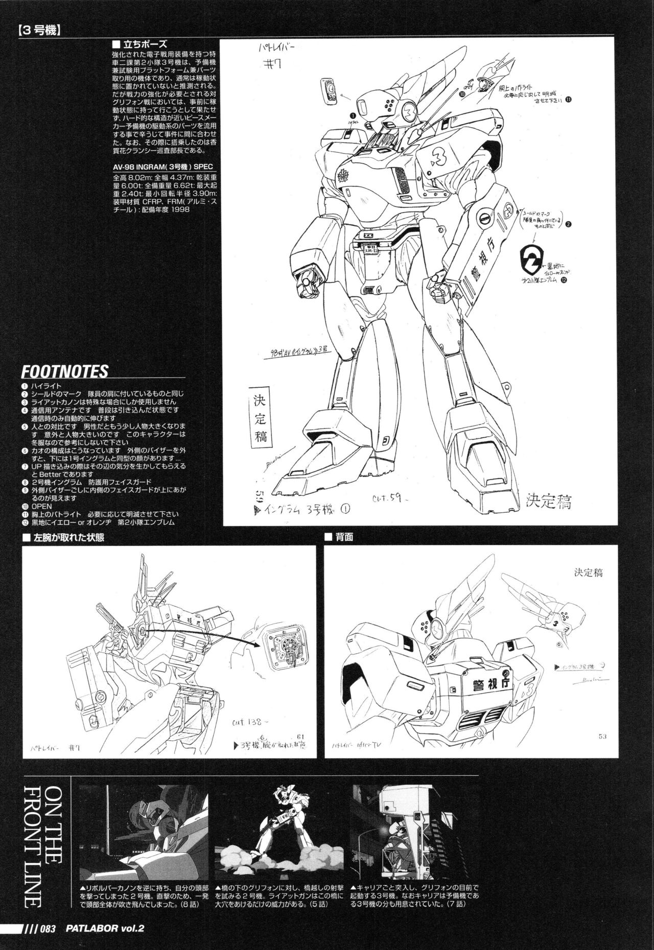 Patlabor: Perfect Establishment Data Vol.2 - OVA 88