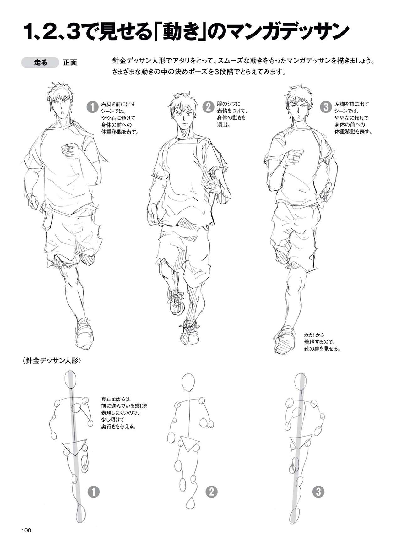 Dynamic Dessin Lesson Book - Quick Drawing with movement 109