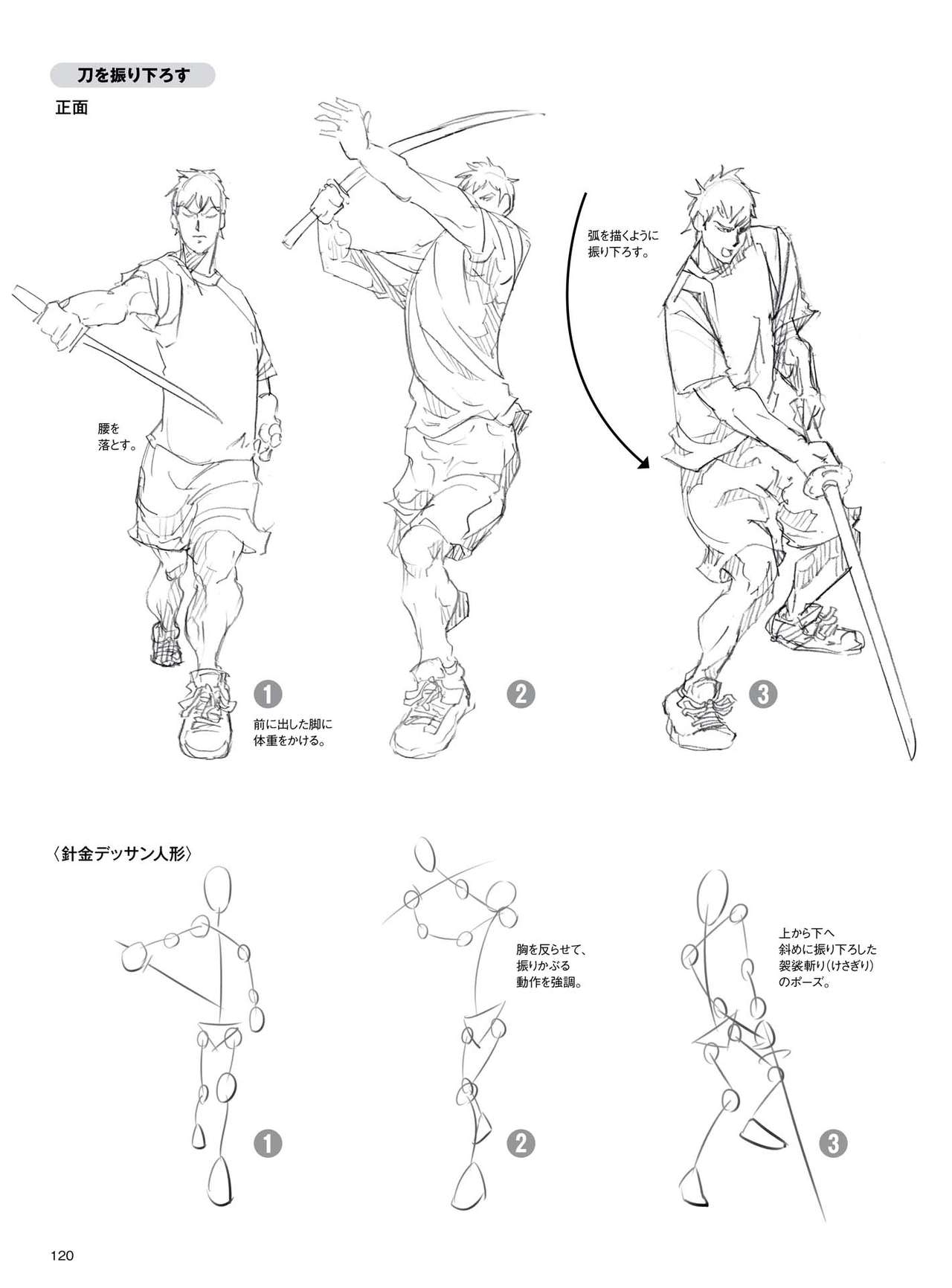 Dynamic Dessin Lesson Book - Quick Drawing with movement 121