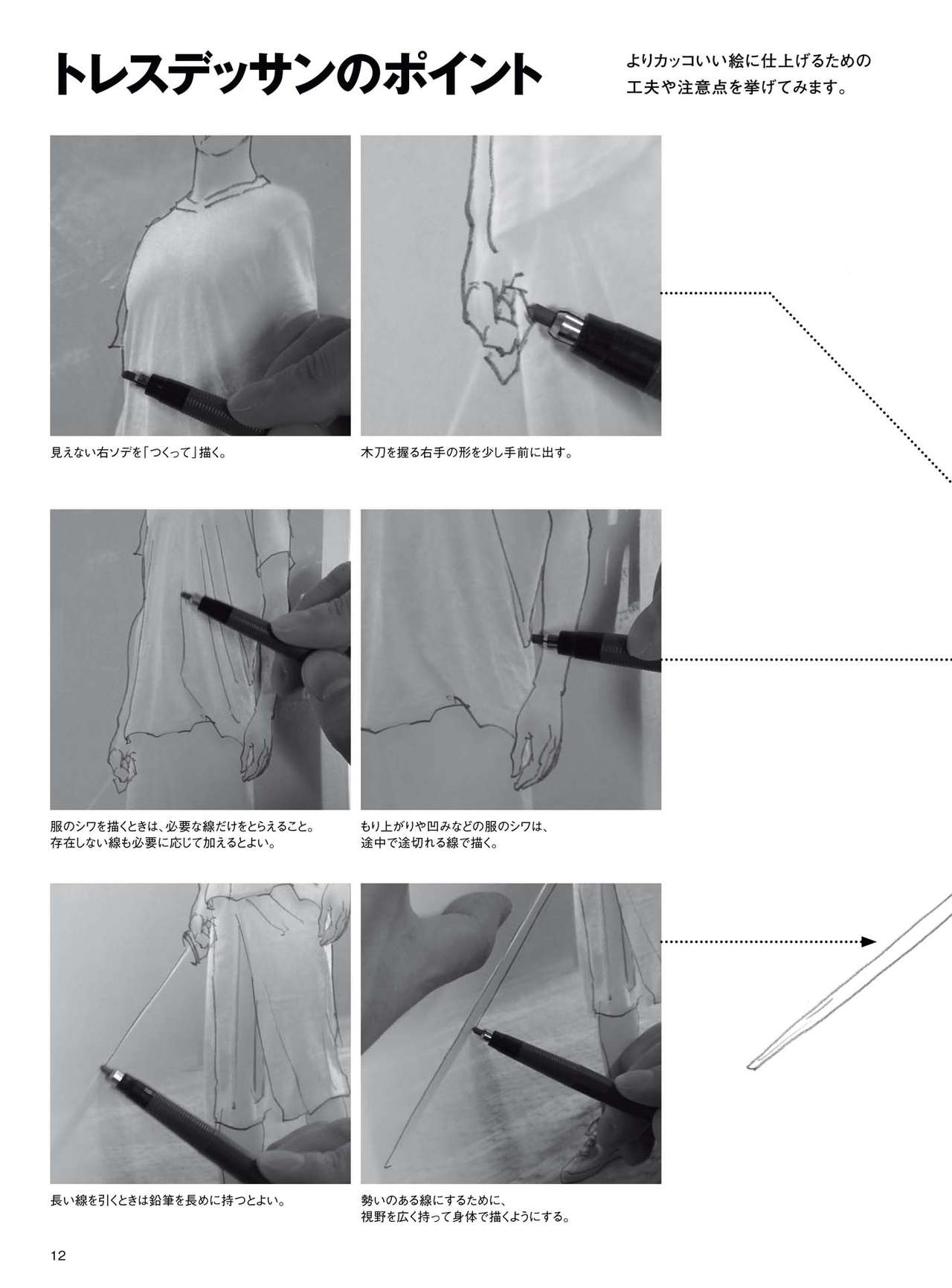 Dynamic Dessin Lesson Book - Quick Drawing with movement 13