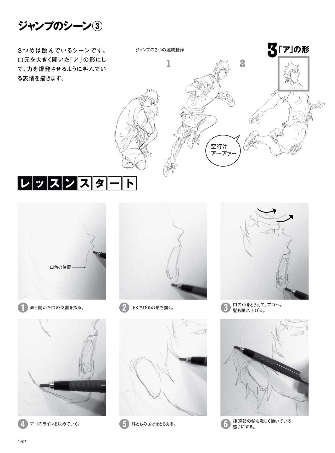 Dynamic Dessin Lesson Book - Quick Drawing with movement 153