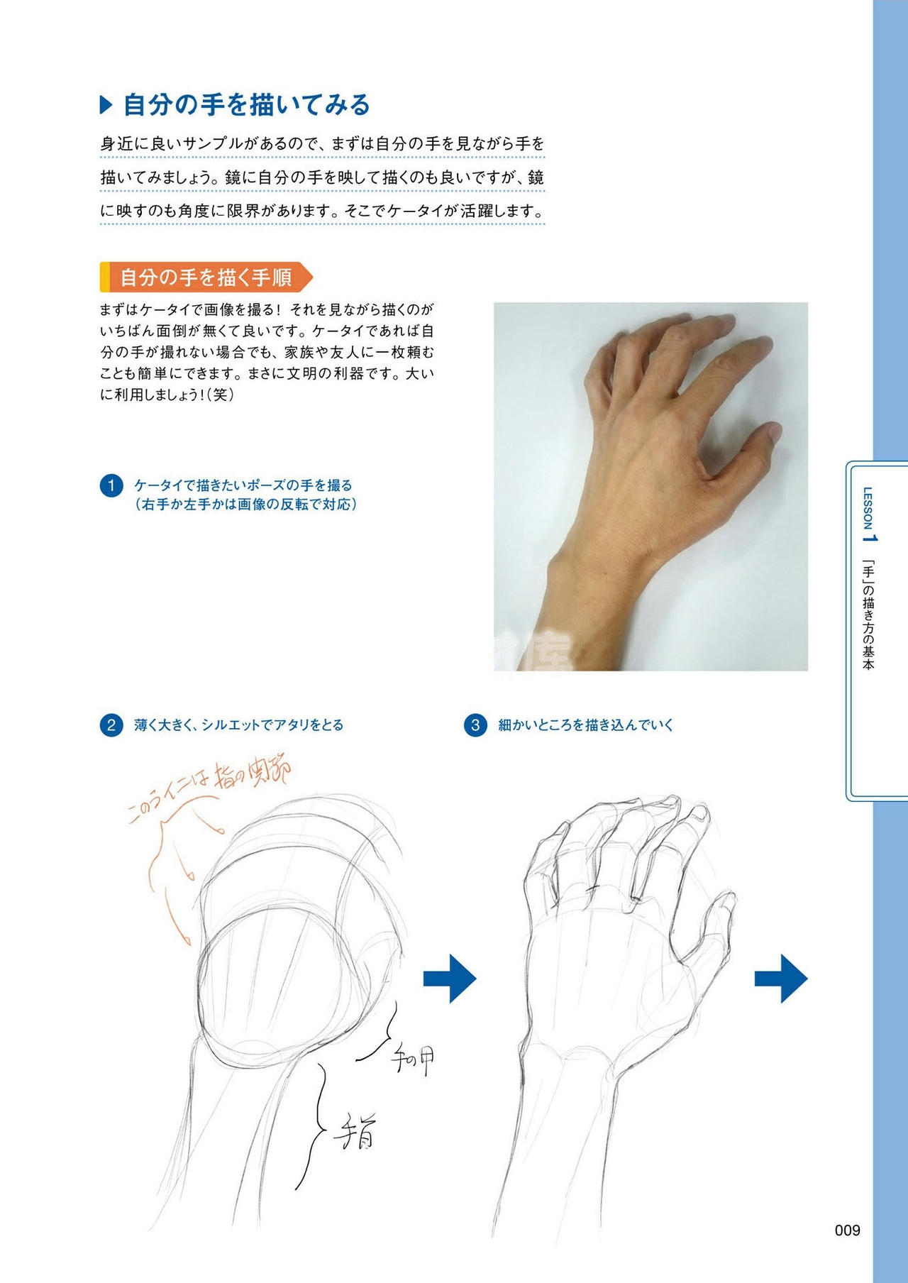How to draw hands 9