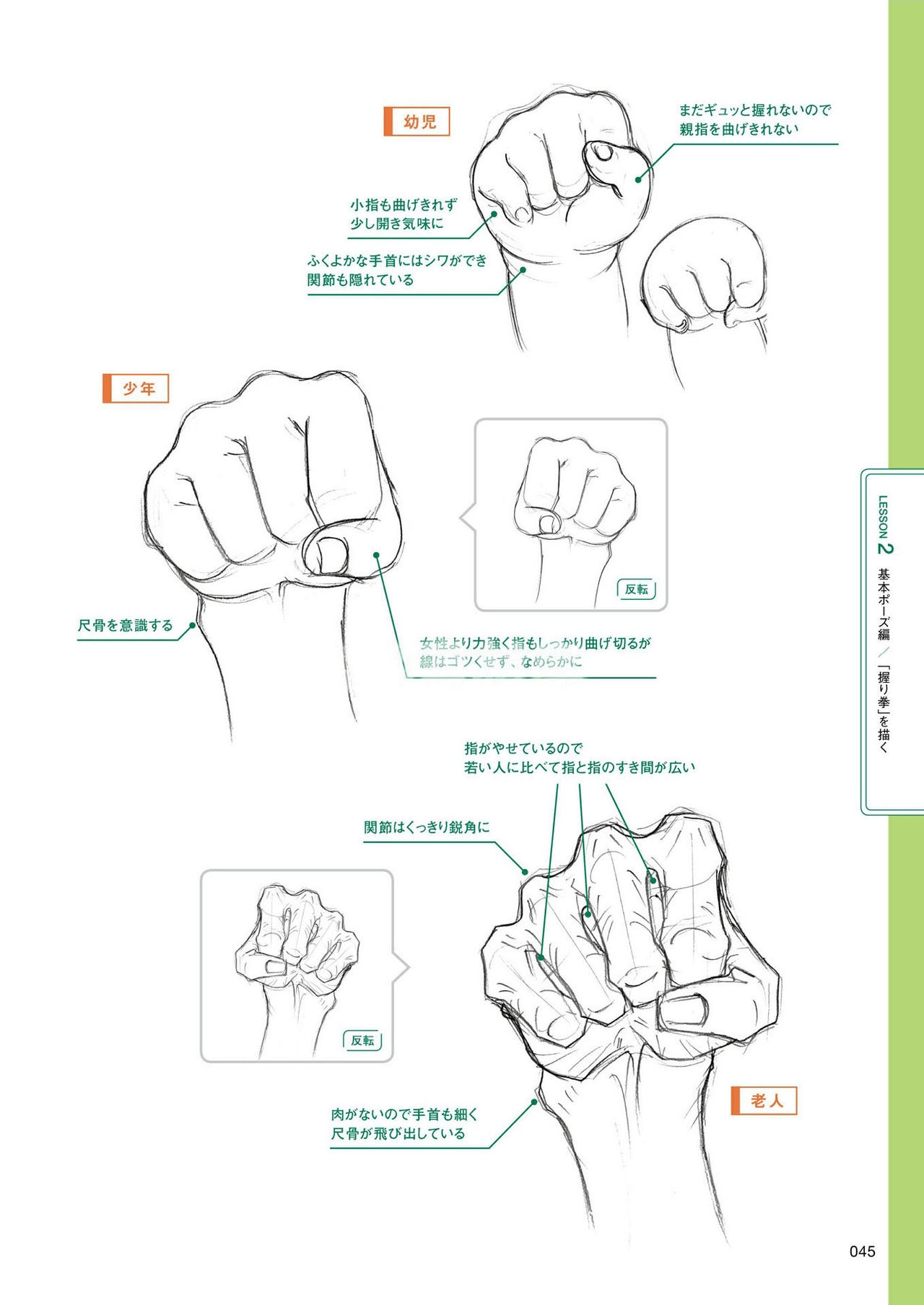 How to draw hands 45
