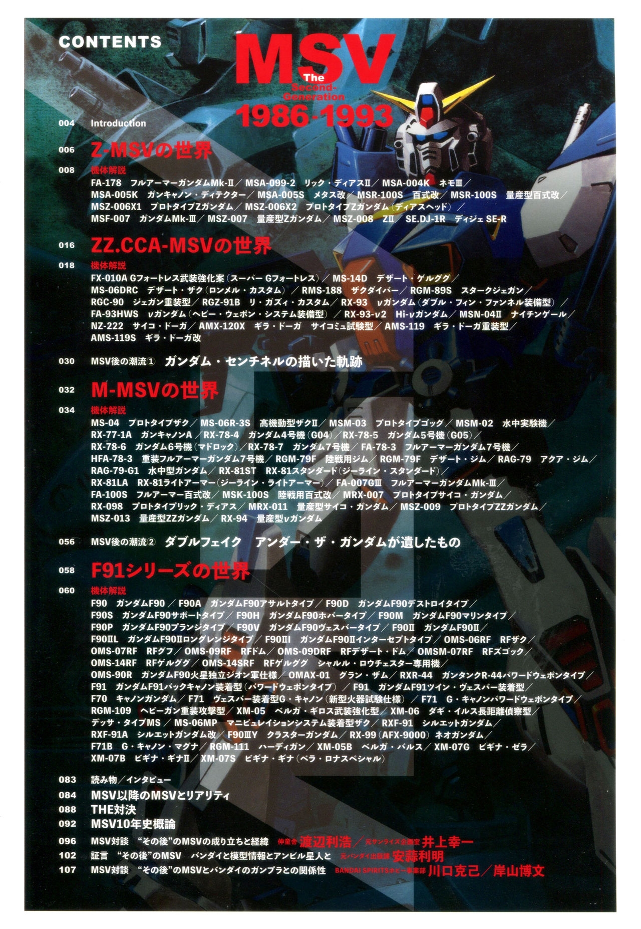Mobile Suit Gundam - MSV The Second - Generation 1986-1993 2