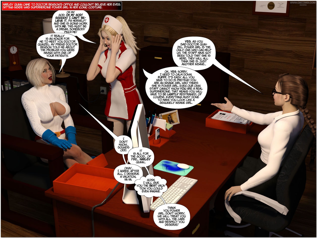 [DBComix] New Arkham For Superheroines 1 2nd Edition - Humiliation and Degradation of Power Girl 23