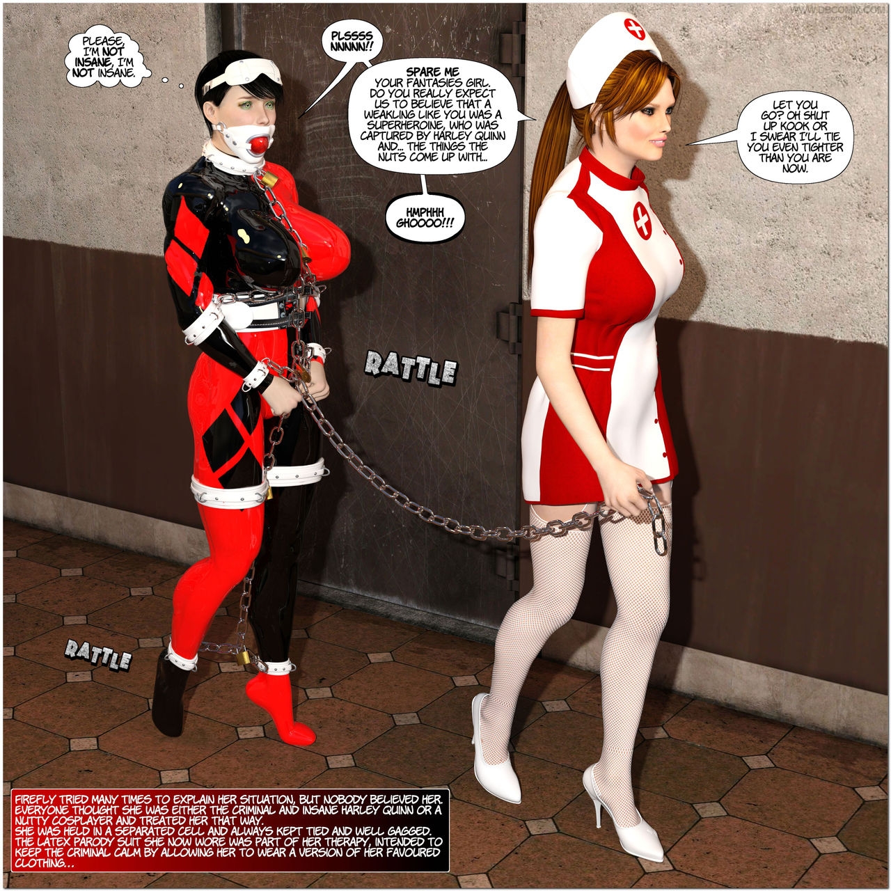 [DBComix] New Arkham For Superheroines 1 2nd Edition - Humiliation and Degradation of Power Girl 2