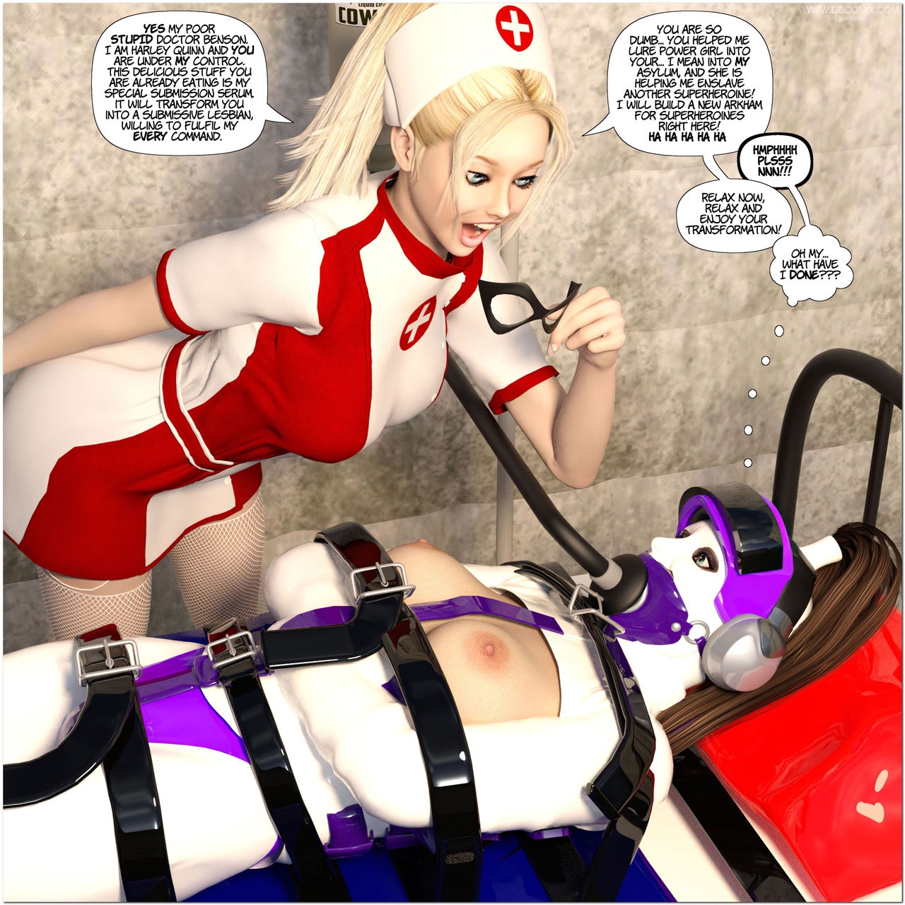 [DBComix] New Arkham For Superheroines 1 2nd Edition - Humiliation and Degradation of Power Girl 67