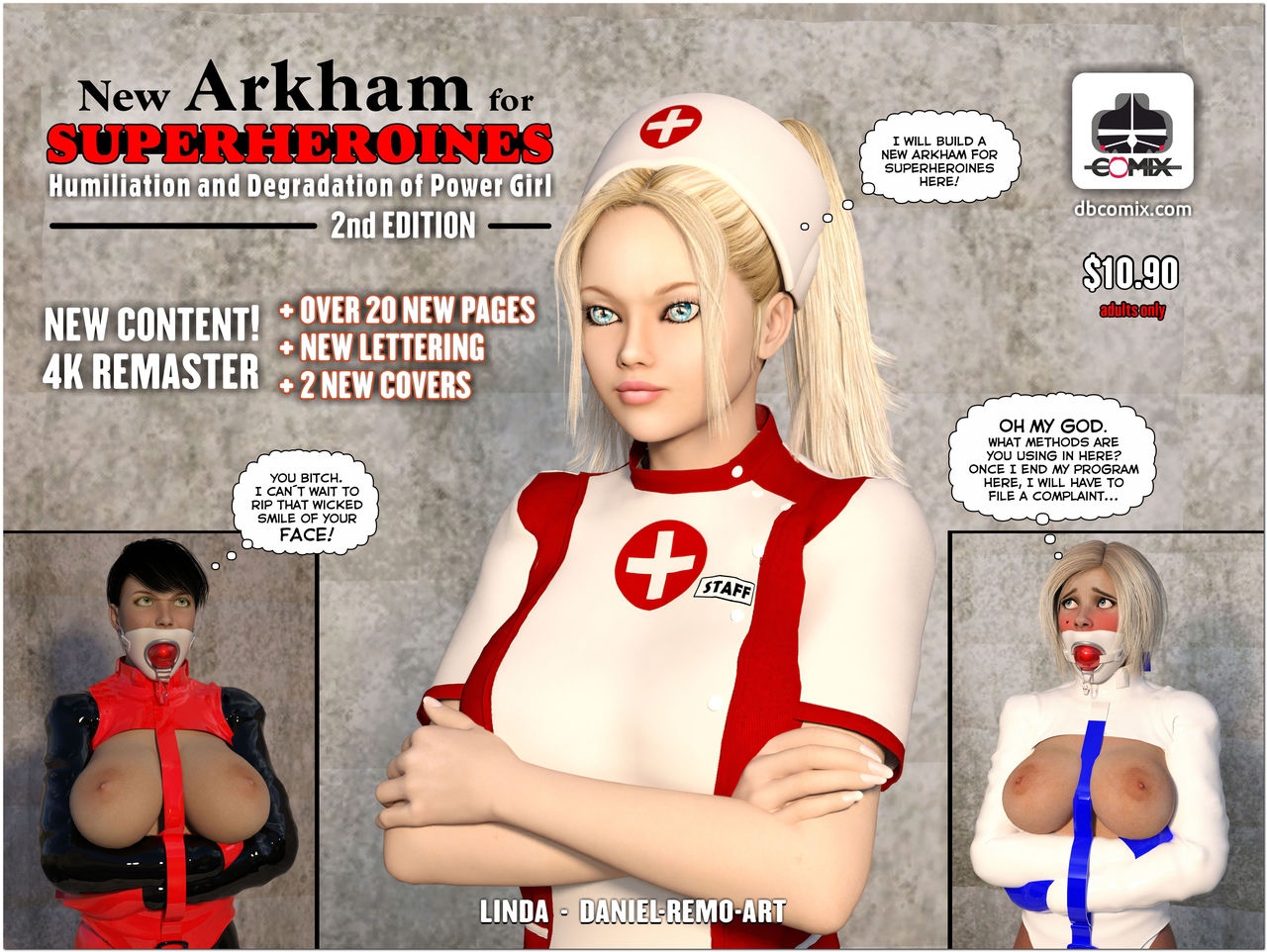 [DBComix] New Arkham For Superheroines 1 2nd Edition - Humiliation and Degradation of Power Girl 81