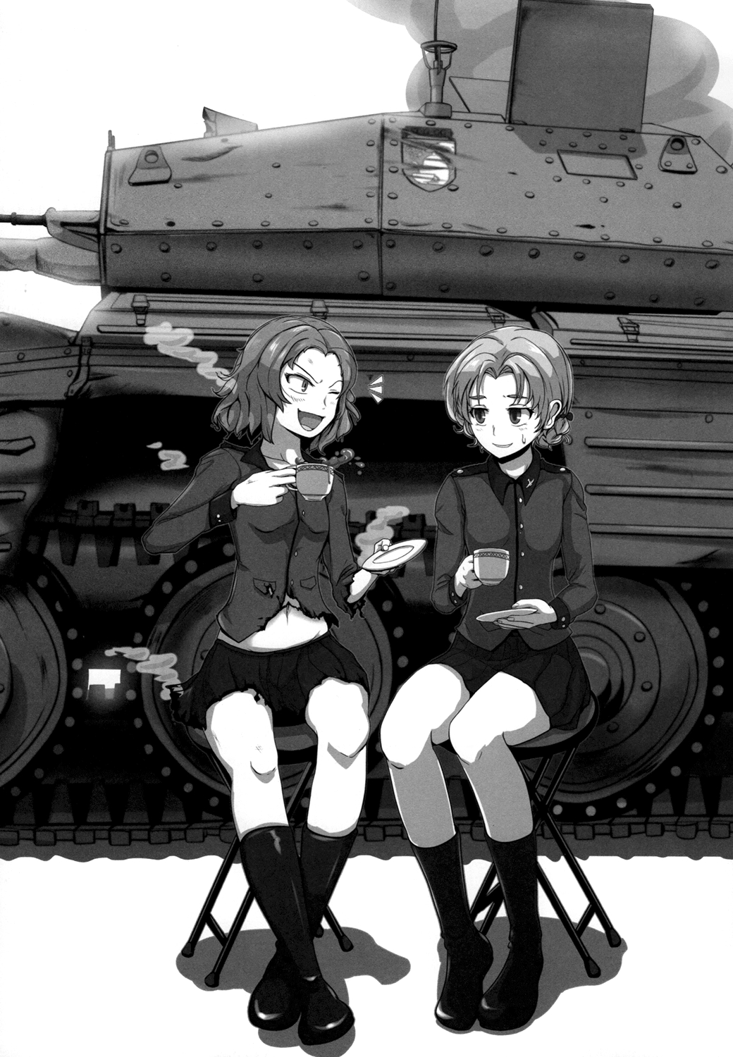 (Panzer Vor! 8) [Youtsuu Transmitter (Migihiza)] S+ (Girls und Panzer) 27