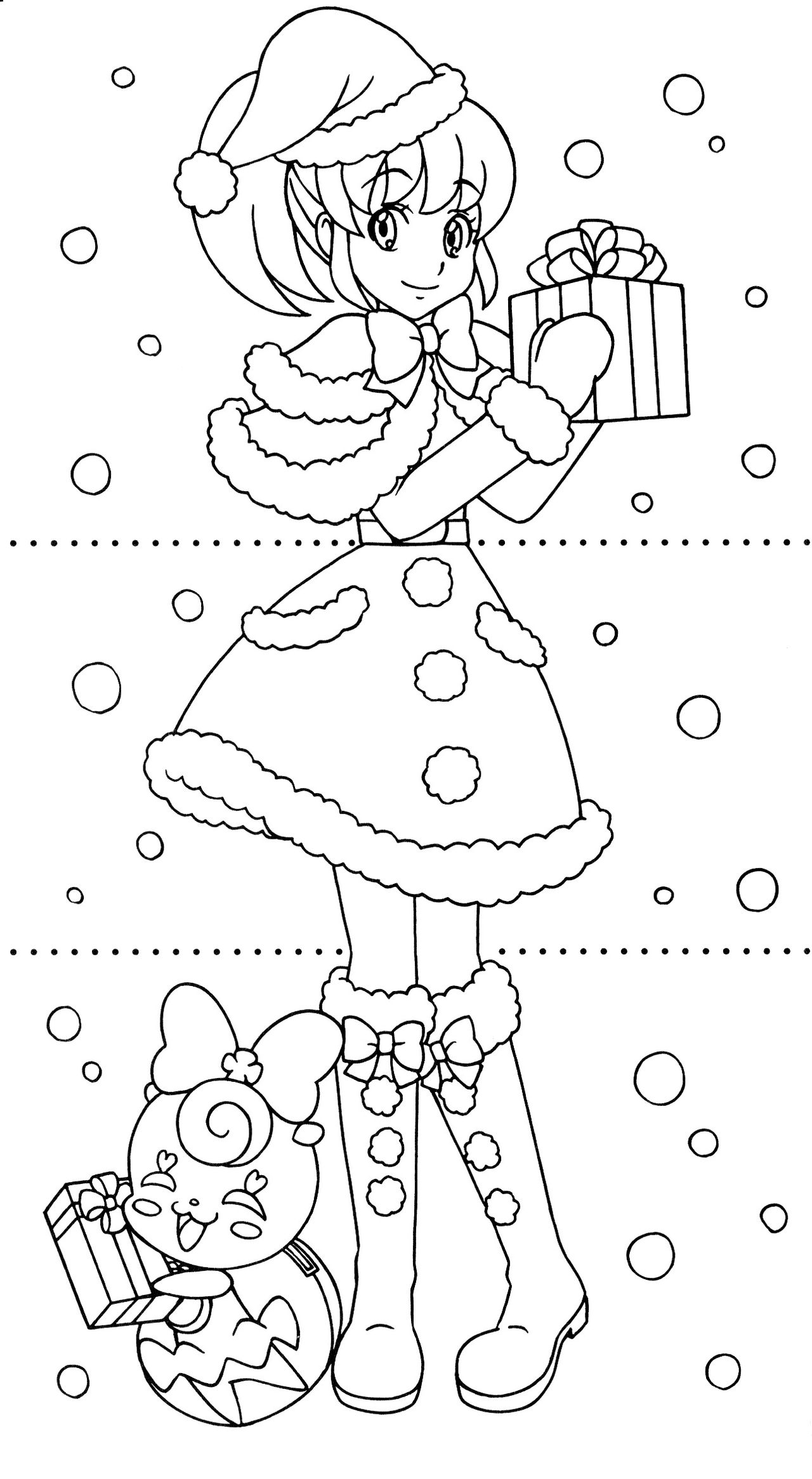 Happiness Charge Precure Dressup Coloring Book 22