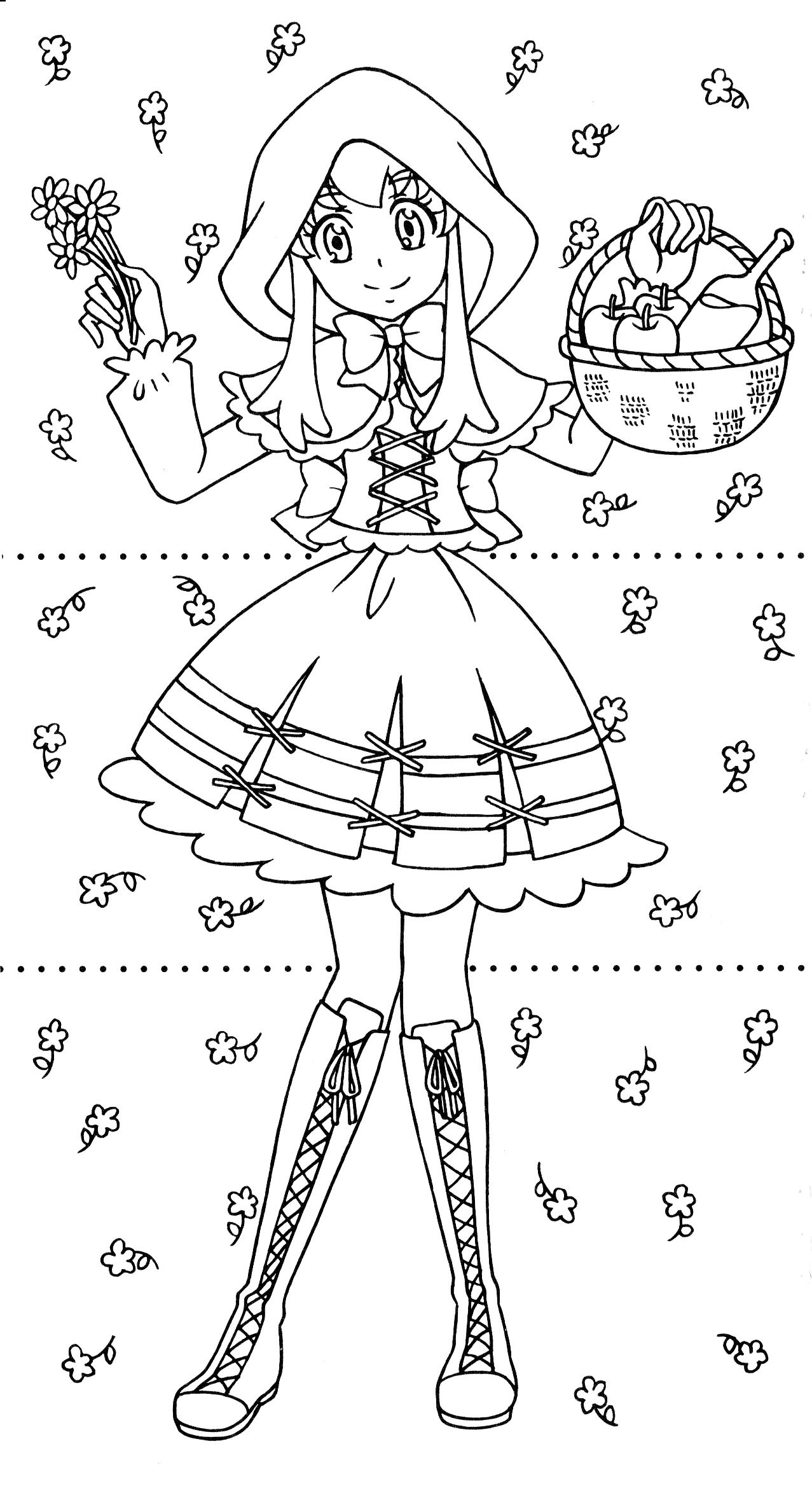 Happiness Charge Precure Dressup Coloring Book 4