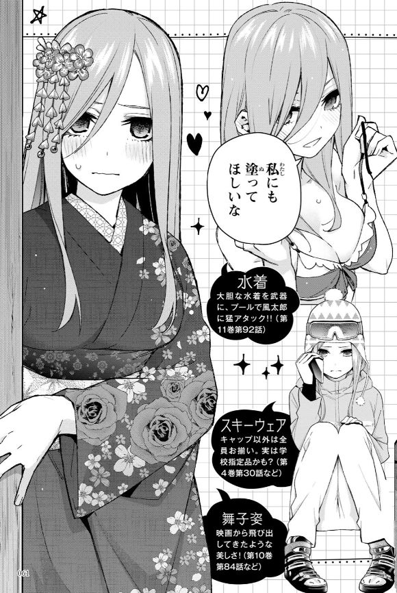 [Haruba Negi] Gotoubun no Hanayome Character Book Miku (Gotoubun no Hanayome) 61