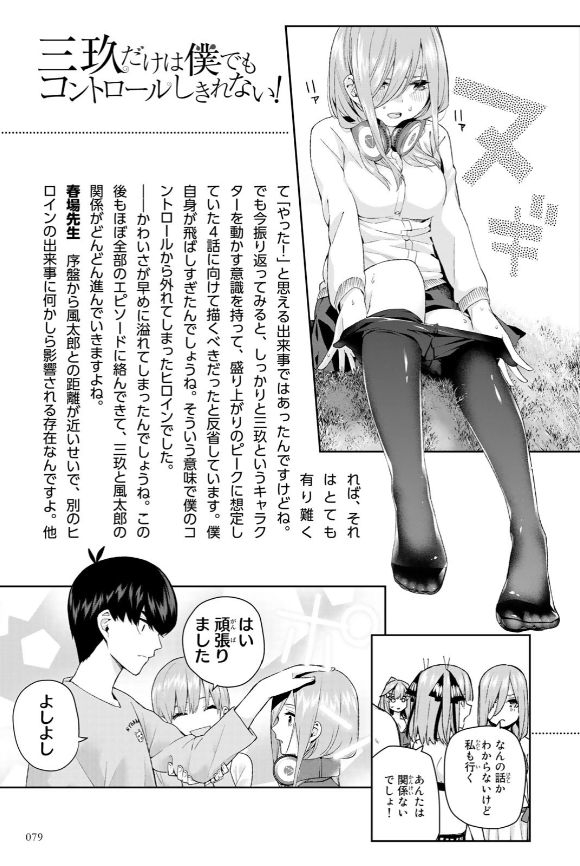 [Haruba Negi] Gotoubun no Hanayome Character Book Miku (Gotoubun no Hanayome) 79