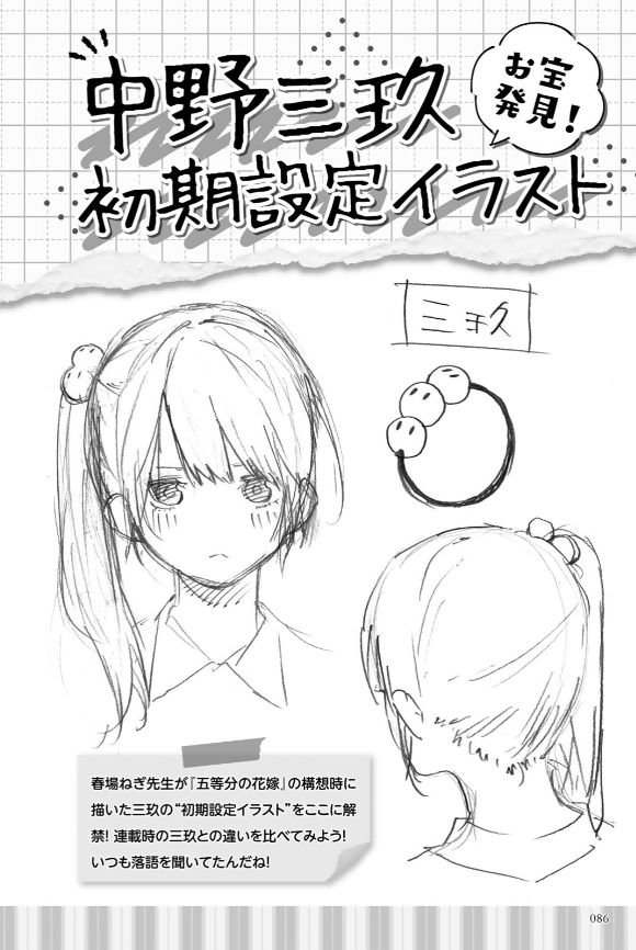 [Haruba Negi] Gotoubun no Hanayome Character Book Miku (Gotoubun no Hanayome) 86