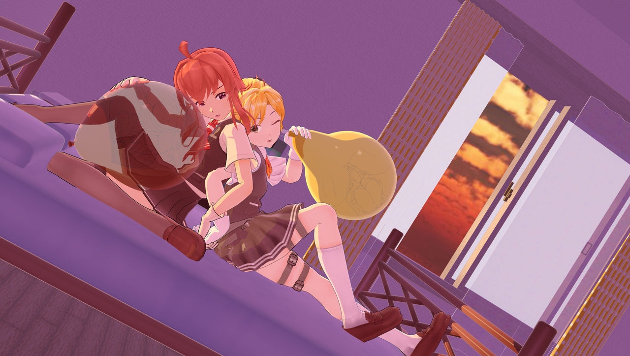 Pixiv User (風太@風船フェチ) Collection (Balloon/Looner)(MMD) 156