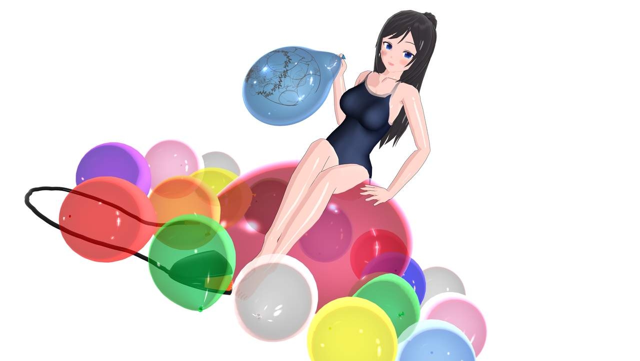Pixiv User (風太@風船フェチ) Collection (Balloon/Looner)(MMD) 249