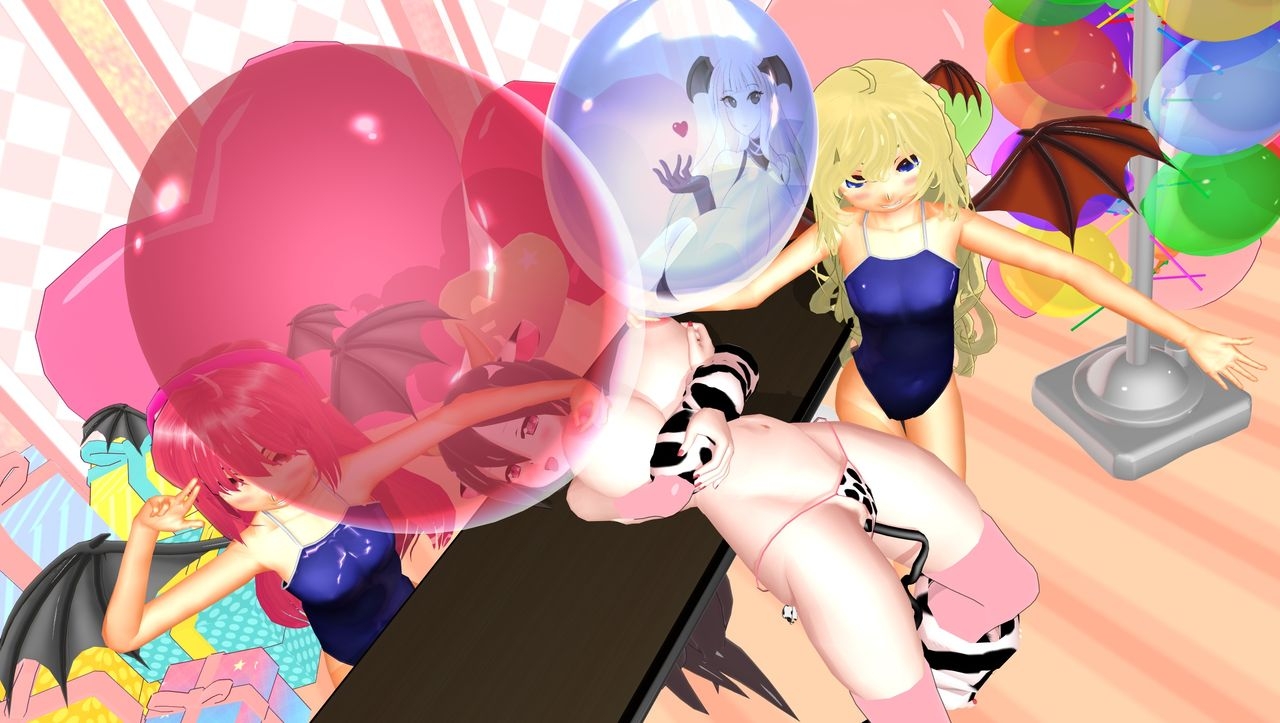 Pixiv User (風太@風船フェチ) Collection (Balloon/Looner)(MMD) 259