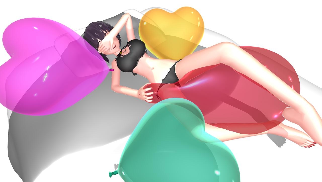 Pixiv User (風太@風船フェチ) Collection (Balloon/Looner)(MMD) 269