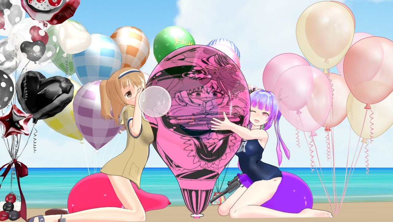 Pixiv User (風太@風船フェチ) Collection (Balloon/Looner)(MMD) 2