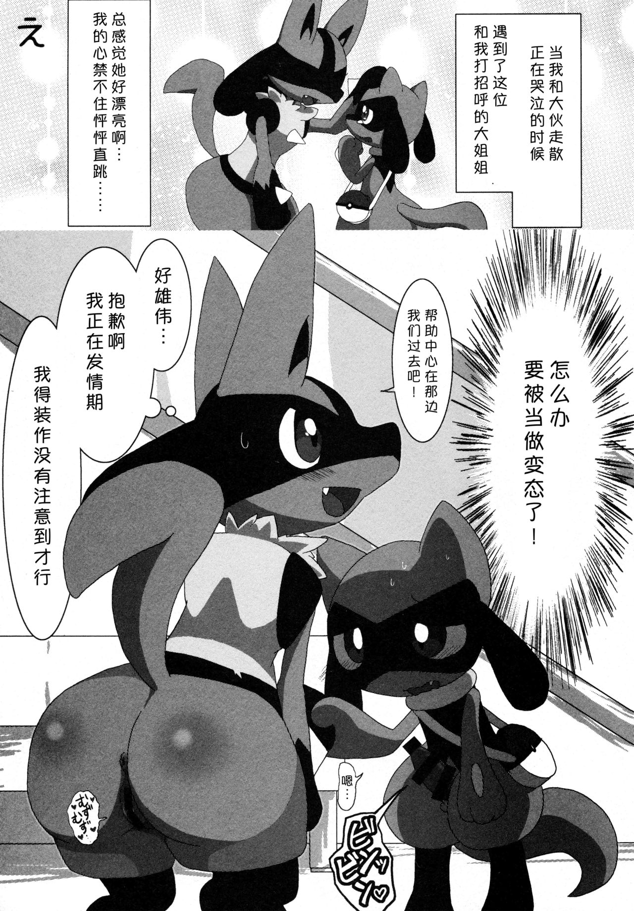 (C92) [Odoshiro Canvas(Kurohane Karasu)] Hadou Friends | 波导朋友 (Pokémon) [Chinese] [尾窝汉化组] 3