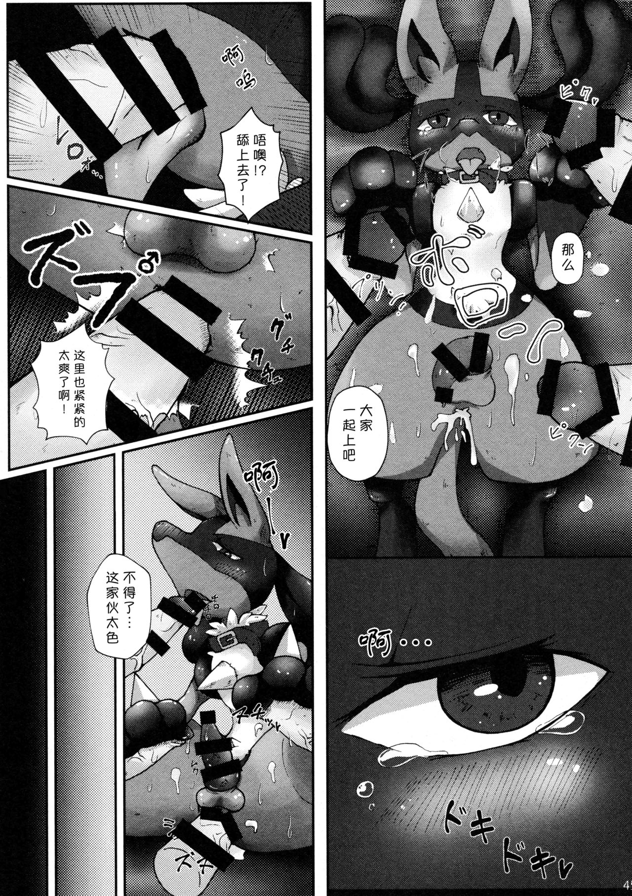 (C92) [Odoshiro Canvas(Kurohane Karasu)] Hadou Friends | 波导朋友 (Pokémon) [Chinese] [尾窝汉化组] 43