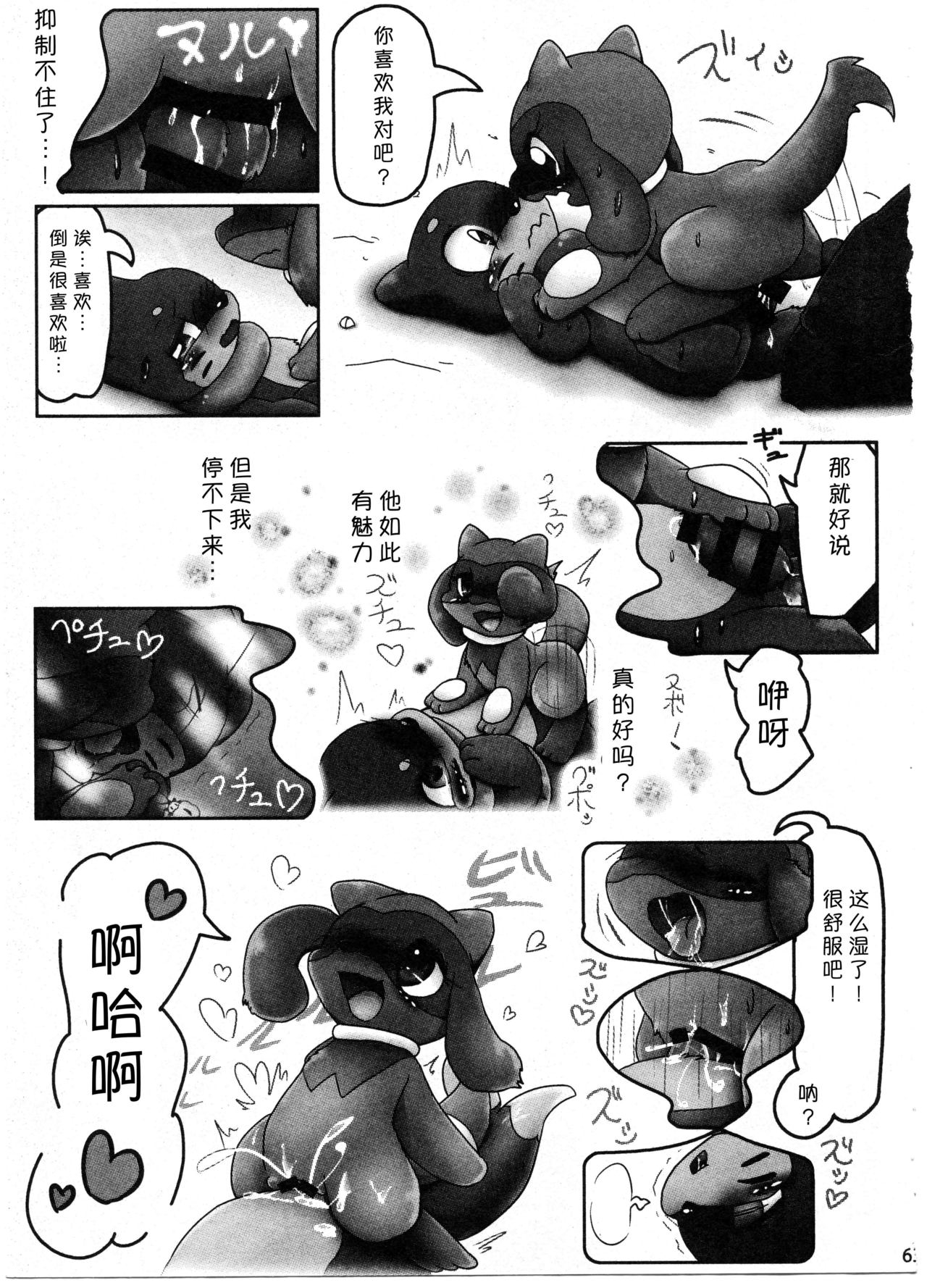 (C92) [Odoshiro Canvas(Kurohane Karasu)] Hadou Friends | 波导朋友 (Pokémon) [Chinese] [尾窝汉化组] 61