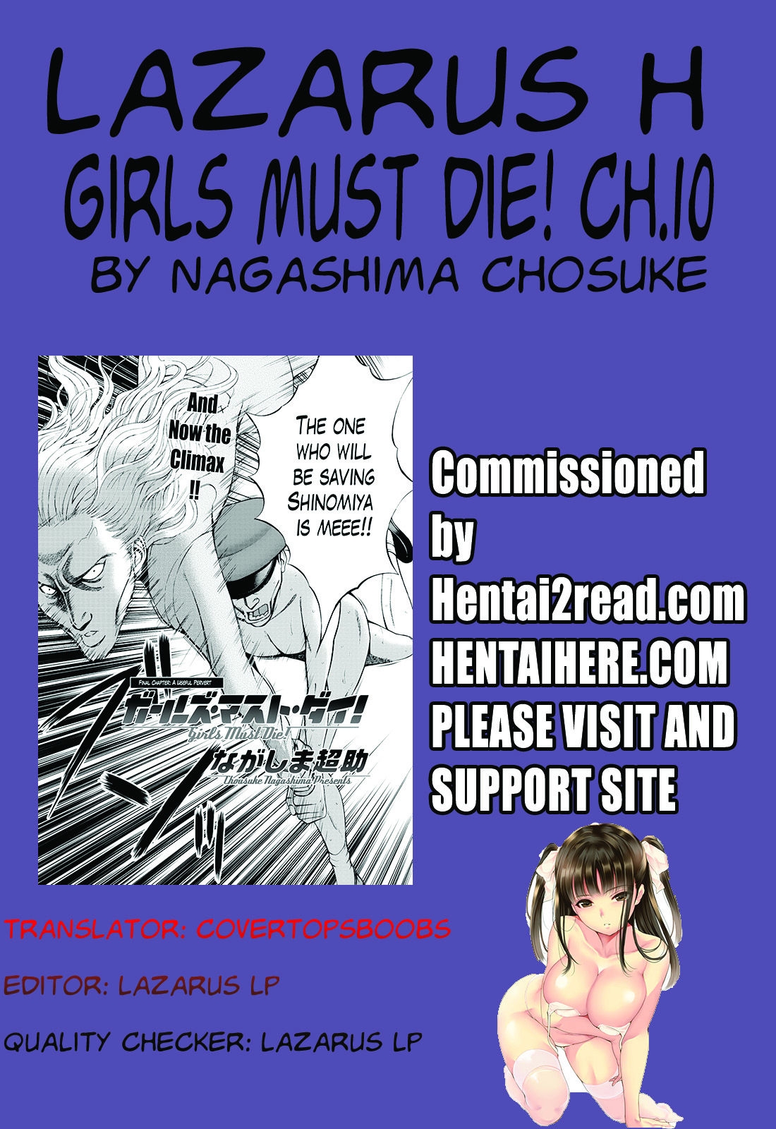 [Nagashima Chousuke] Girls Must Die! [English] {Lazarus H + Hennojin} 200