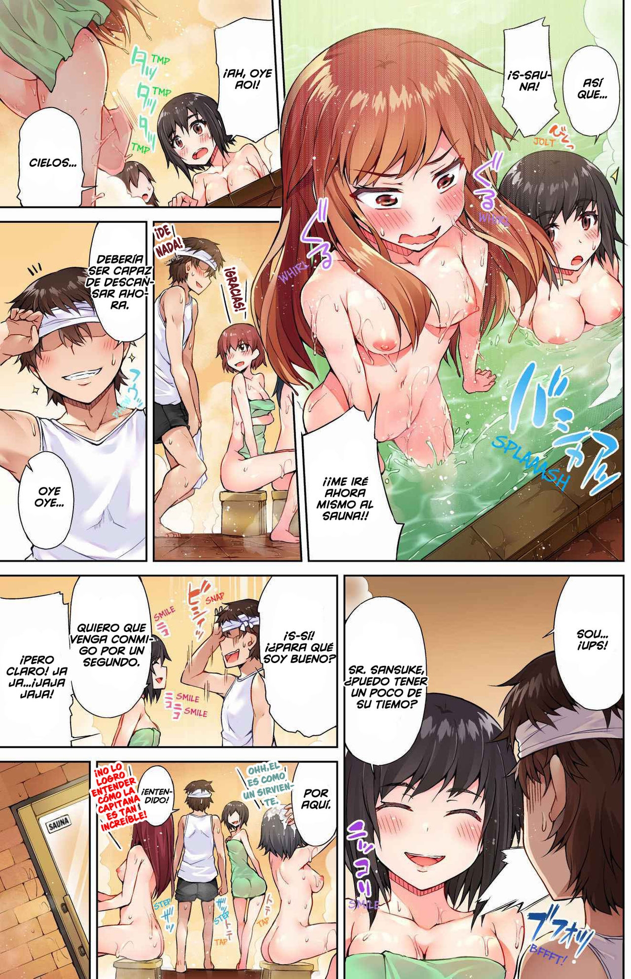 [Toyo] Traditional Job of Washing Girls Body - Araiya-san! Ore to Aitsu ga Onnayu de!? Ch.1-17 [Spanish] [UNCENSORED] [Blackmoon Scans 137