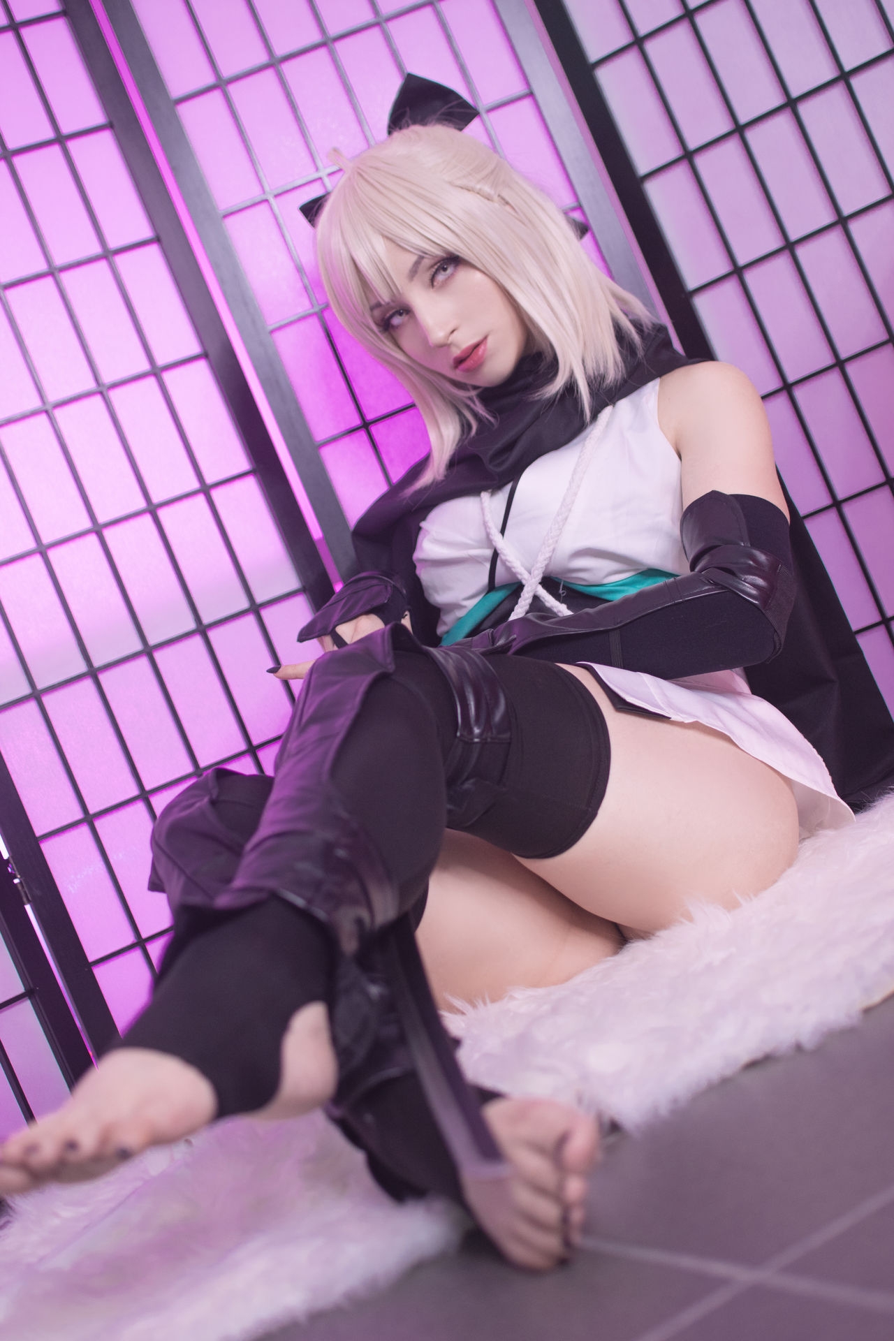 Shiro Kitsune - Okita Shouji 10