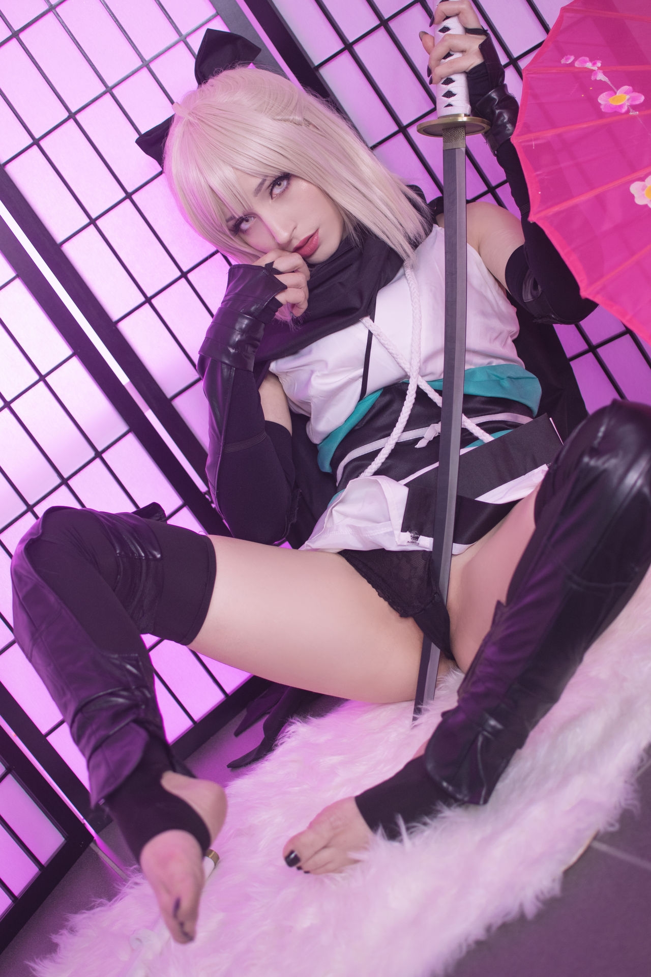 Shiro Kitsune - Okita Shouji 12