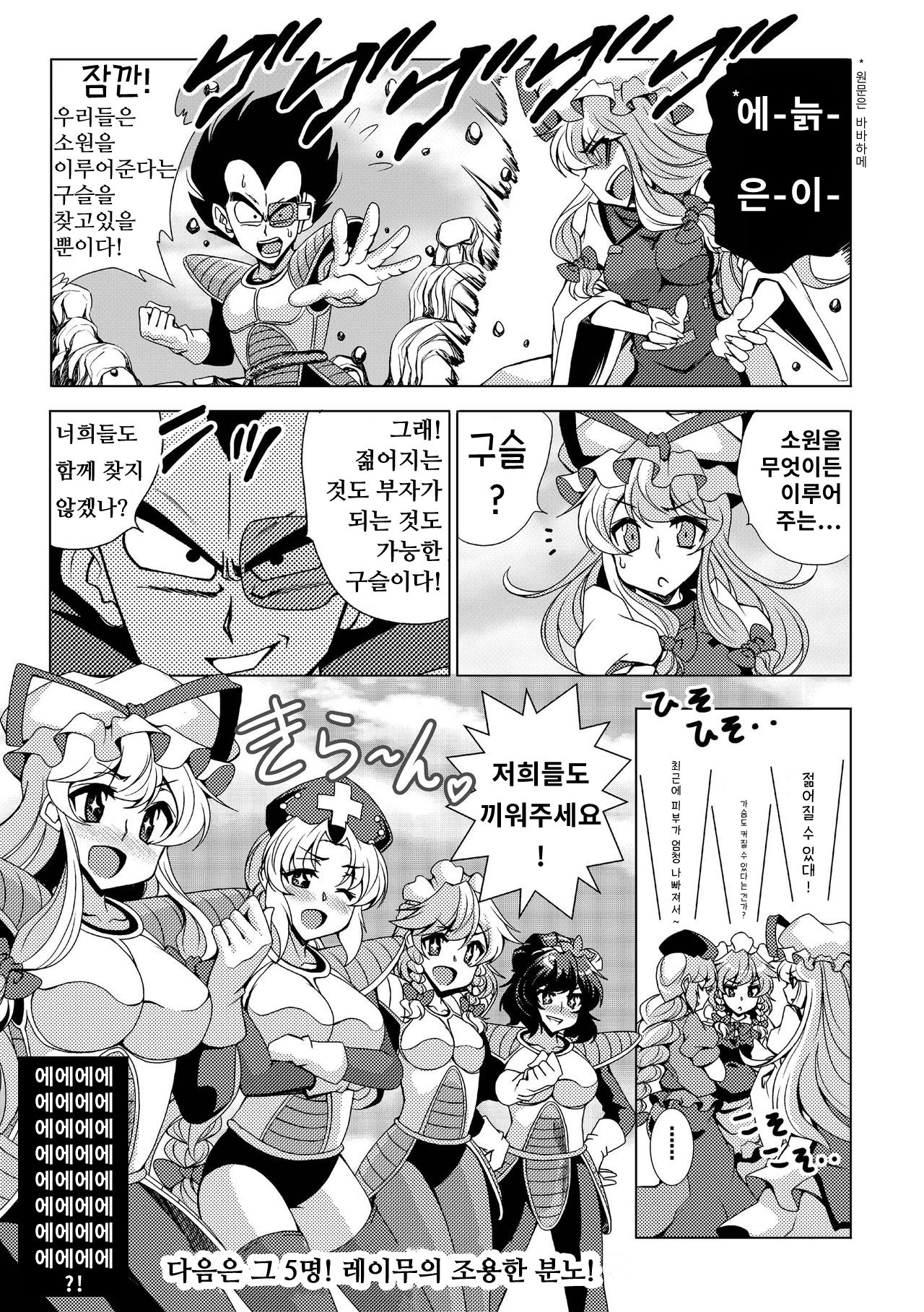 [Saipin (ABBEY)] Dragon Ball (9) Saiyajin Gensoukyou Iri! no Maki (Touhou Project, Dragon Ball Z) [Korean] [Digital] 11