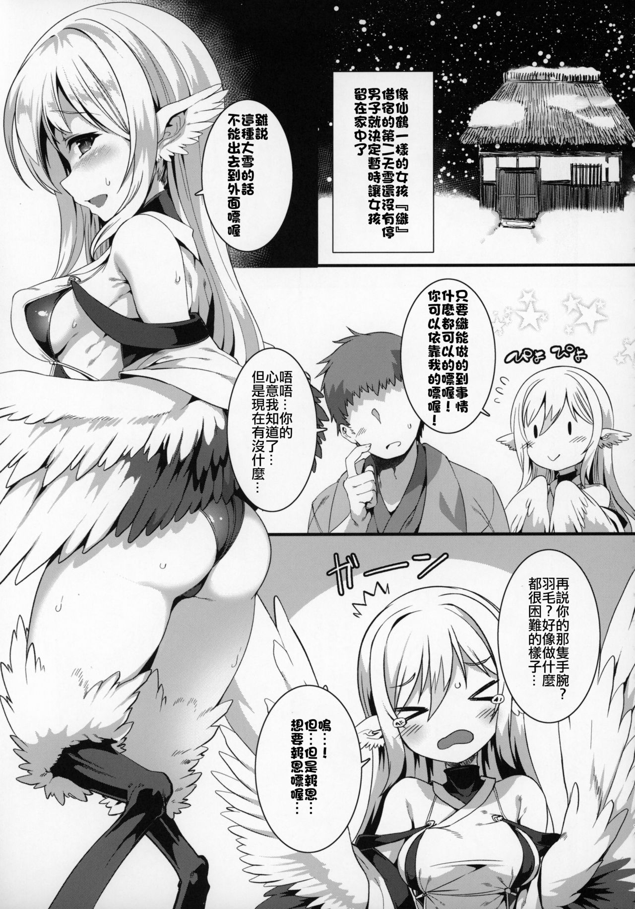 (COMITIA130) [Harigane Shinshi Doumei (Harigane Shinshi)] Tsuru Harpy no Ongaeshi [Chinese] [星幽漢化組] 10