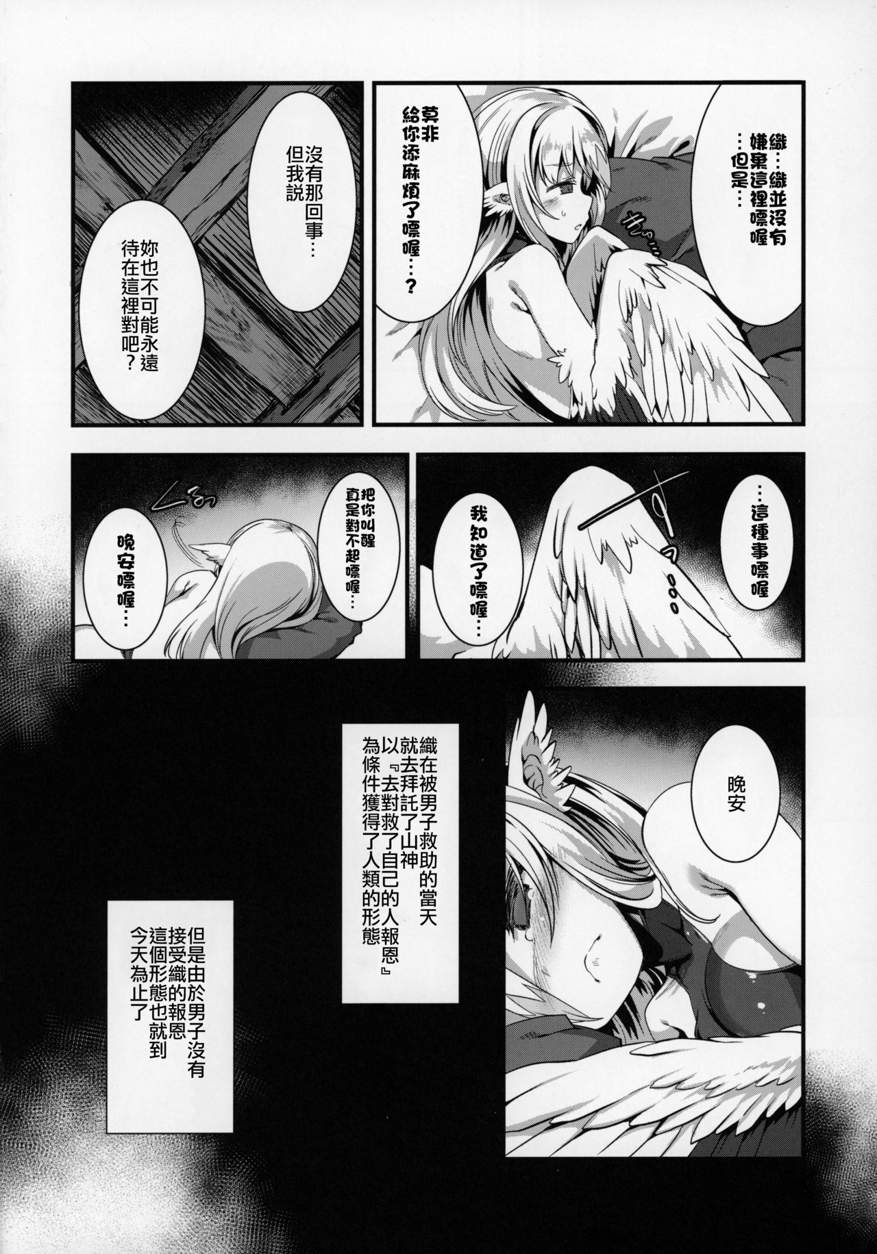 (COMITIA130) [Harigane Shinshi Doumei (Harigane Shinshi)] Tsuru Harpy no Ongaeshi [Chinese] [星幽漢化組] 19