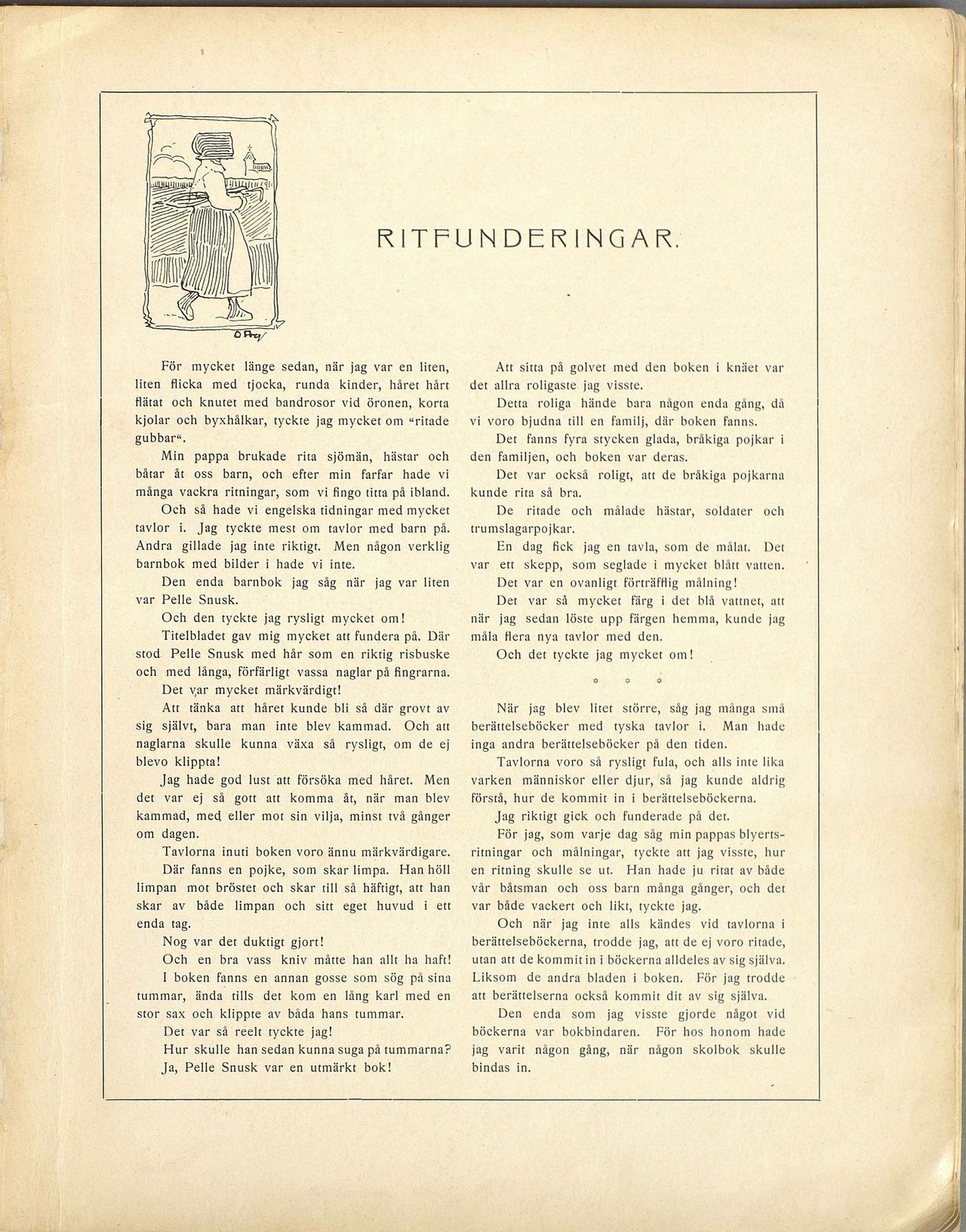 Project Runeberg, Nordic Authors／Ottilia Adelborg (1907), Bilderbok samlad ur Barntidningar (Swedish) 6