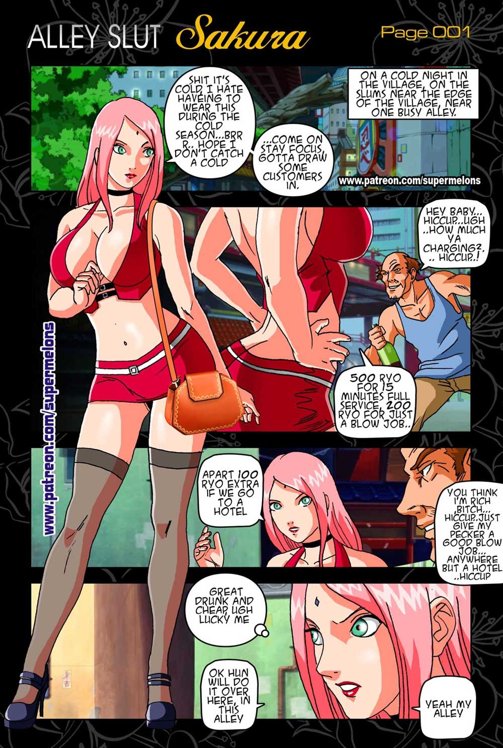 [Super Melons] Alley Slut Sakura (Naruto) 2
