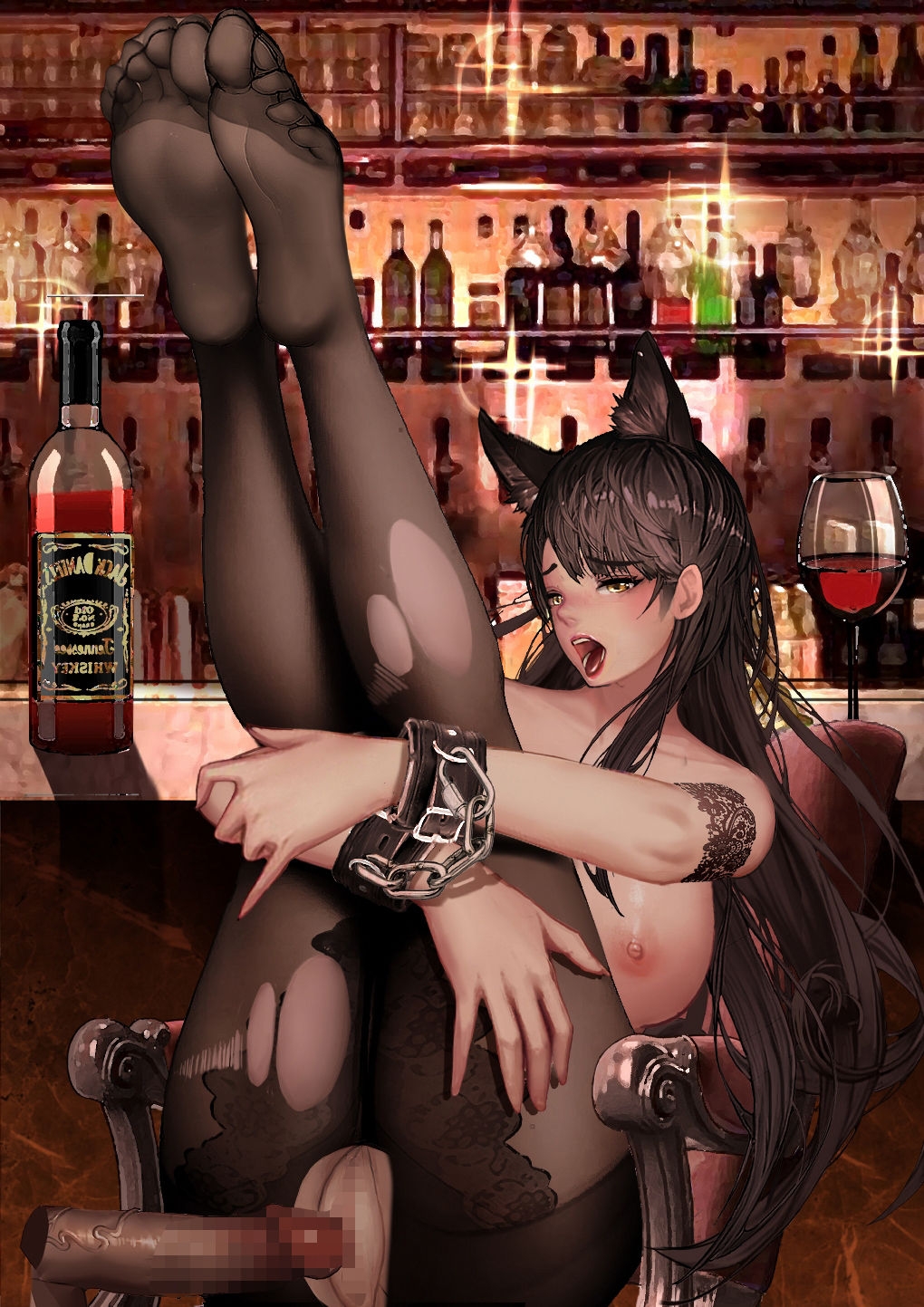 [-kudagu-] atago in the bar (Azur Lane) 10