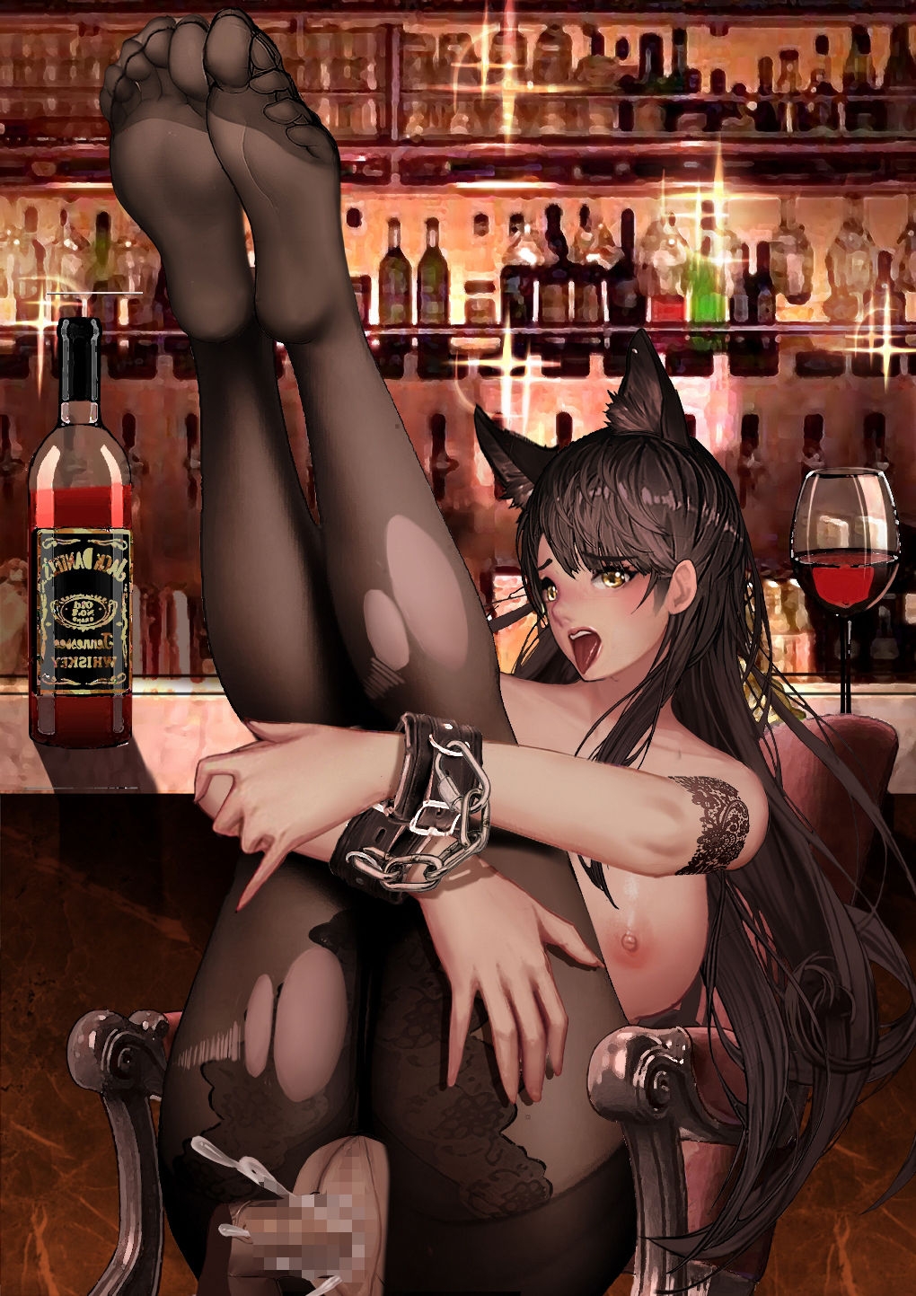 [-kudagu-] atago in the bar (Azur Lane) 16