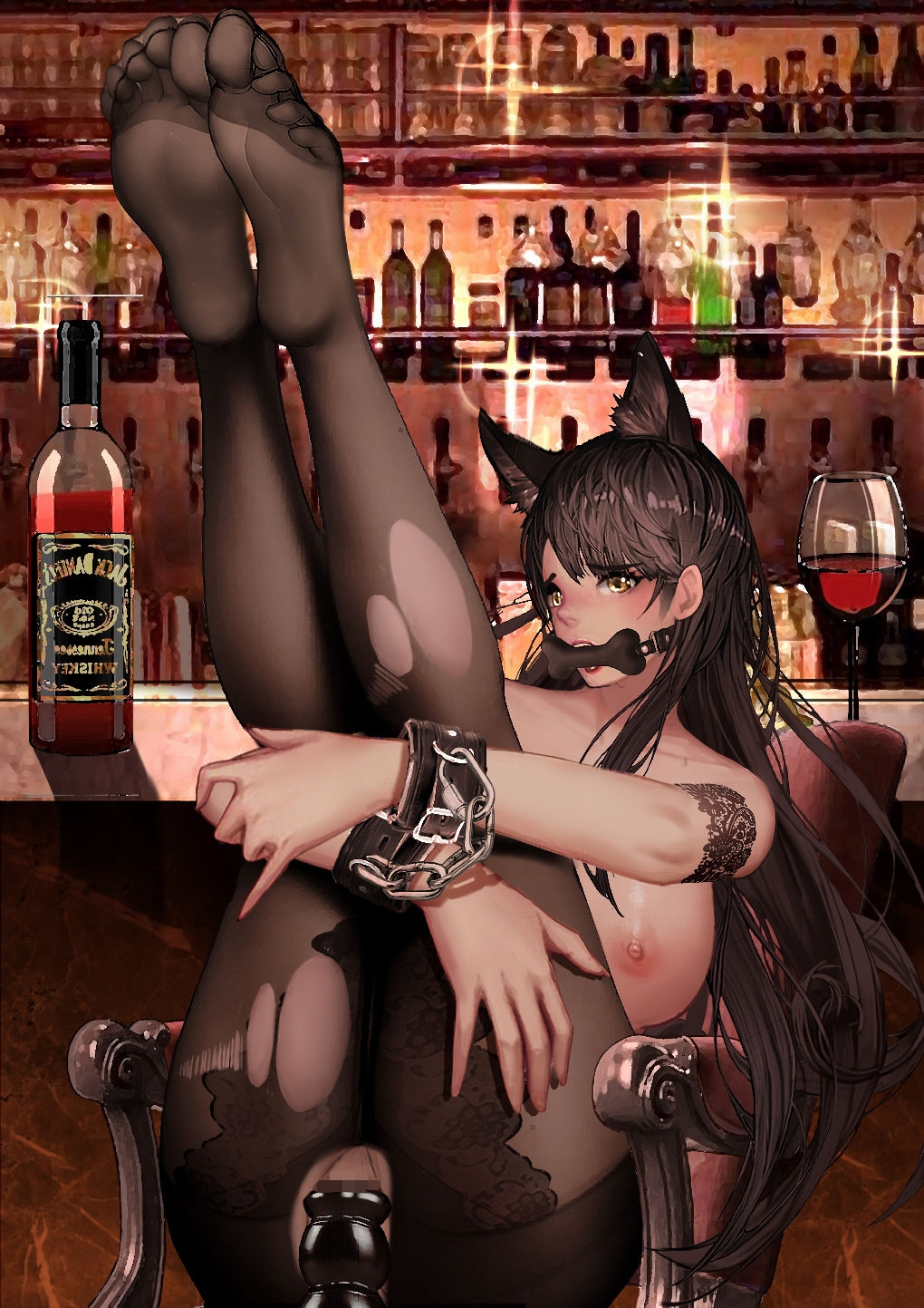 [-kudagu-] atago in the bar (Azur Lane) 20