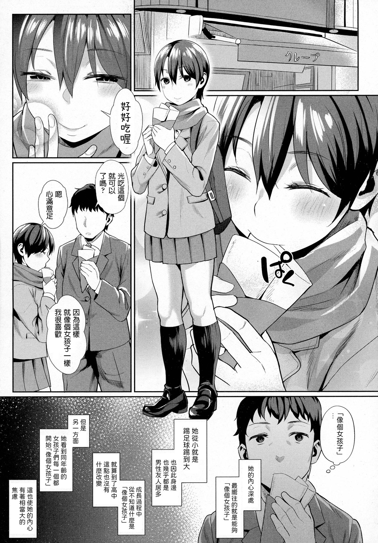 [Akanagi] Onnanoko rashiku naritakute (COMIC Koh Vol.8) [Chinese] 4