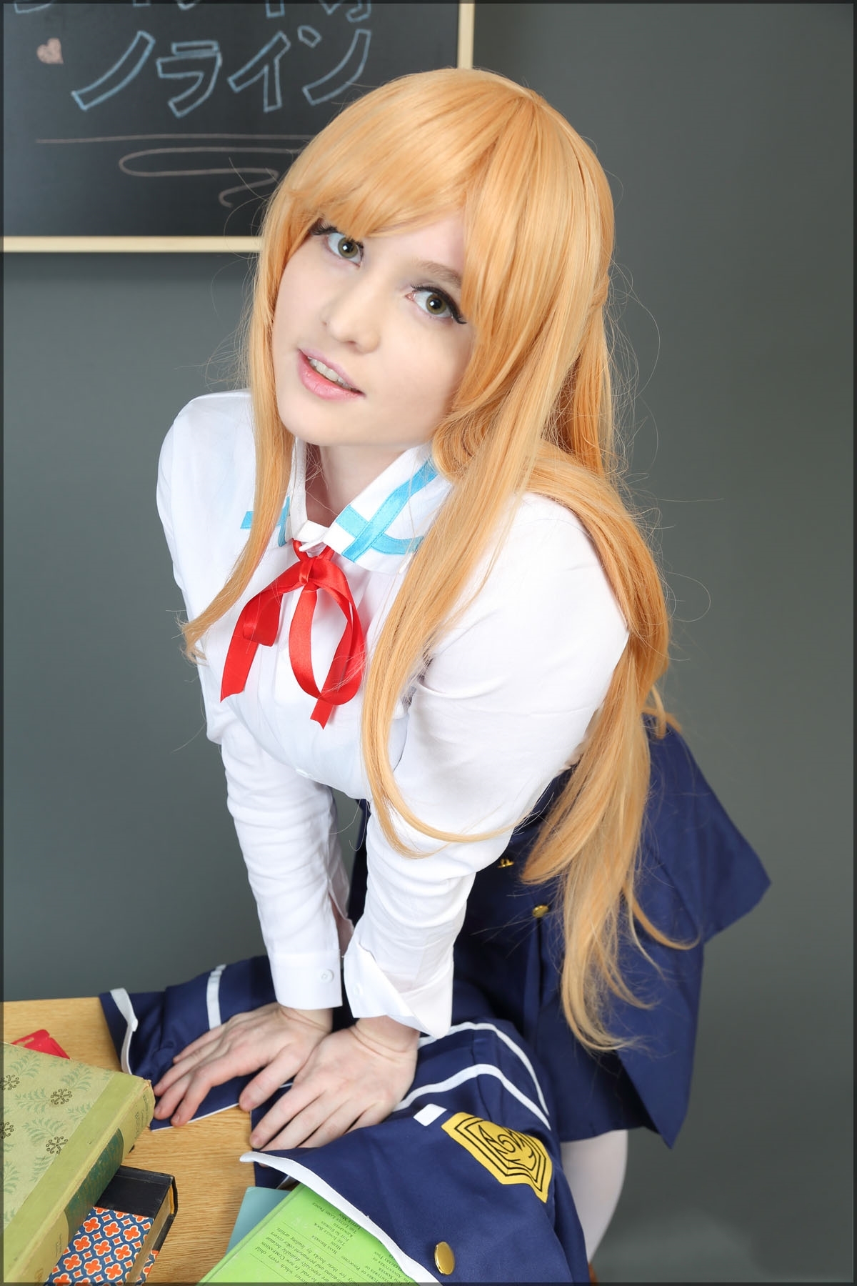 Foxy Cosplay - Yuuki Asuna Schoolgirl 18