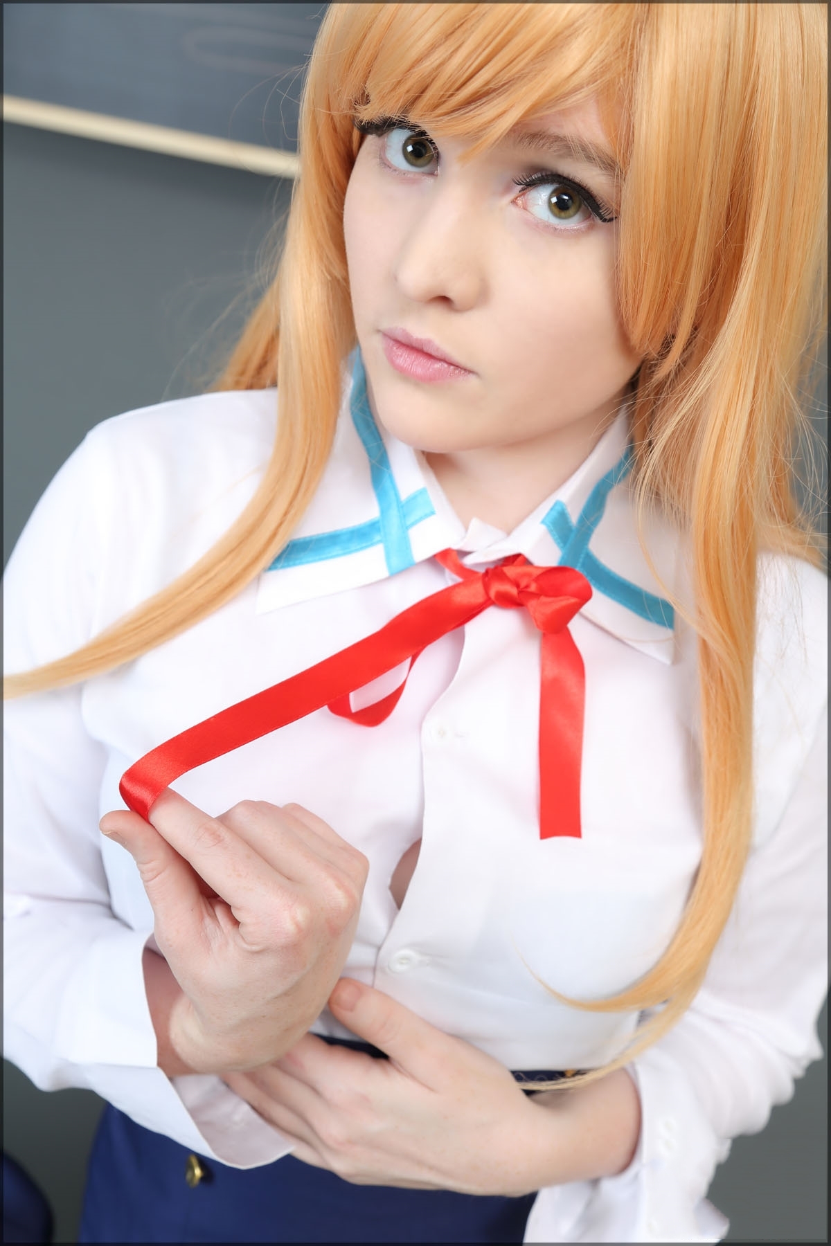 Foxy Cosplay - Yuuki Asuna Schoolgirl 21