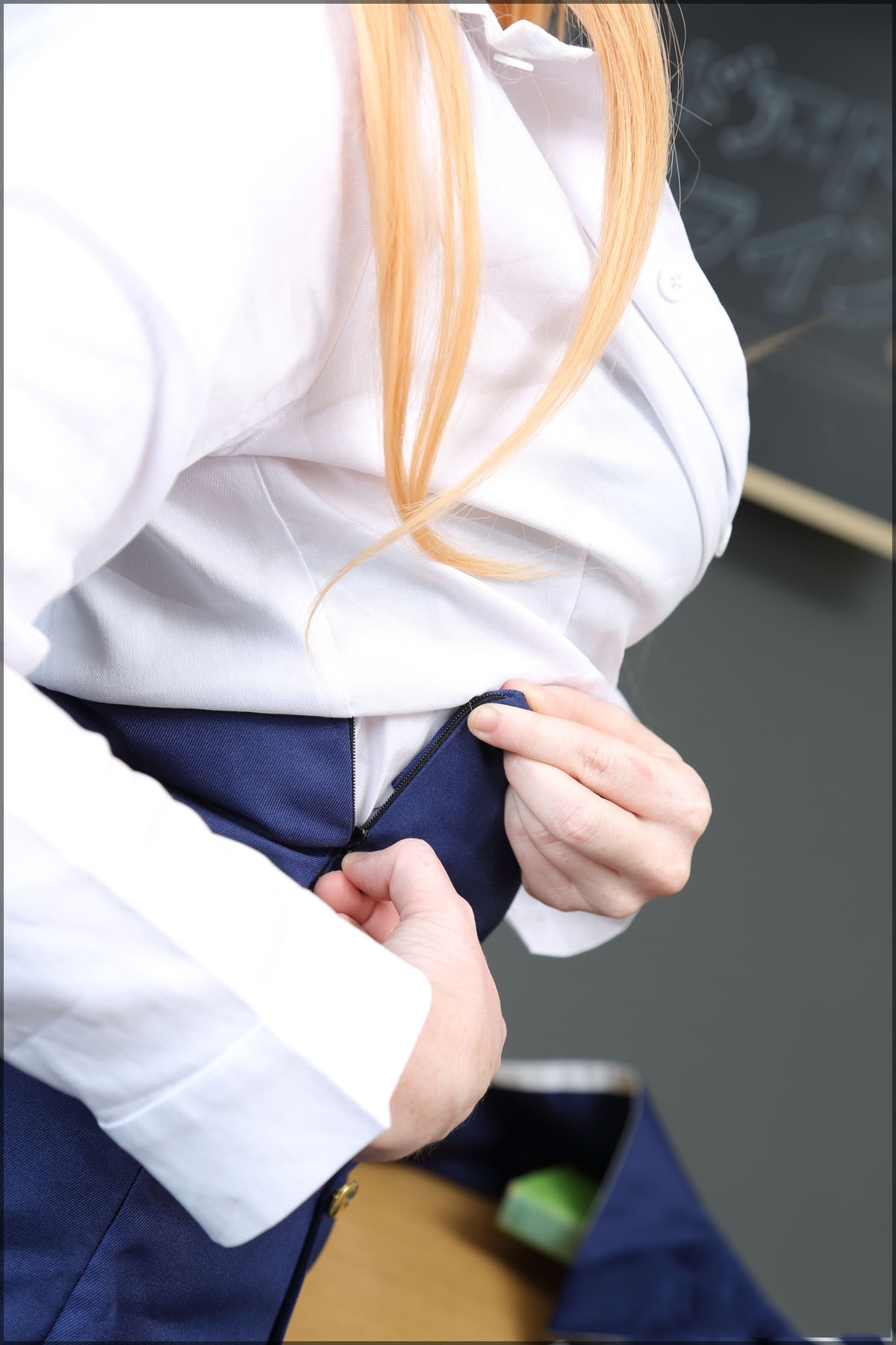 Foxy Cosplay - Yuuki Asuna Schoolgirl 36