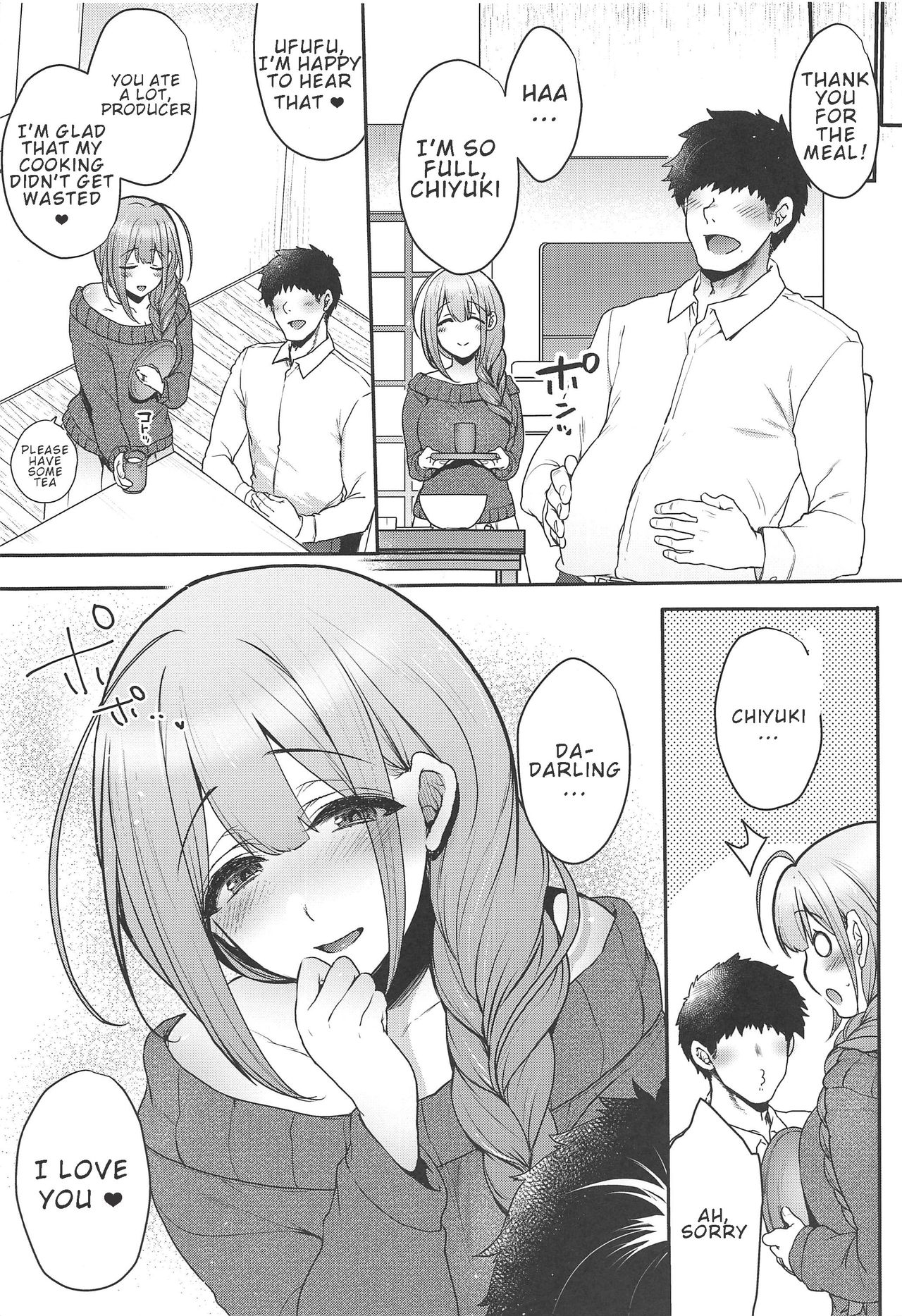 (C97) [NIGHT FUCKERS (Mitsugi)] Aisai Seikatsu | Having Sex With My Lovely Wife (THE IDOLMASTER: Shiny Colors) [English] 5