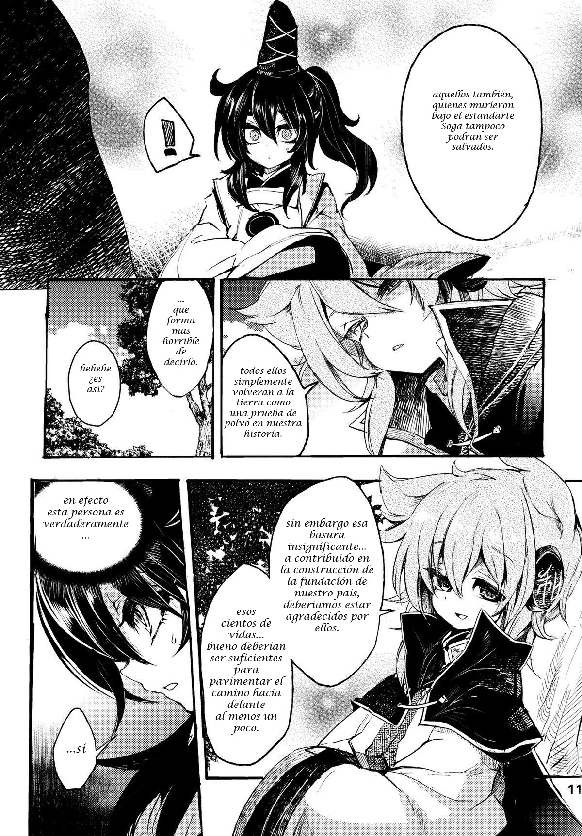 [Carcharias!] Soga no Tojiko Will Not Talk： Mononobe no Futo Writes a Narration (Fourth Part／Side Story) (Touhou Project) [Spanish] {Gamer_Darkness no Fansub} 9